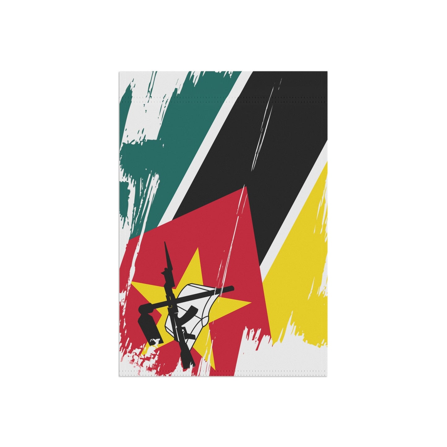 Mozambique Garden Flag - Garden & House Banner | Size - 12" x 18" | Double Sided Custom Country Design Print