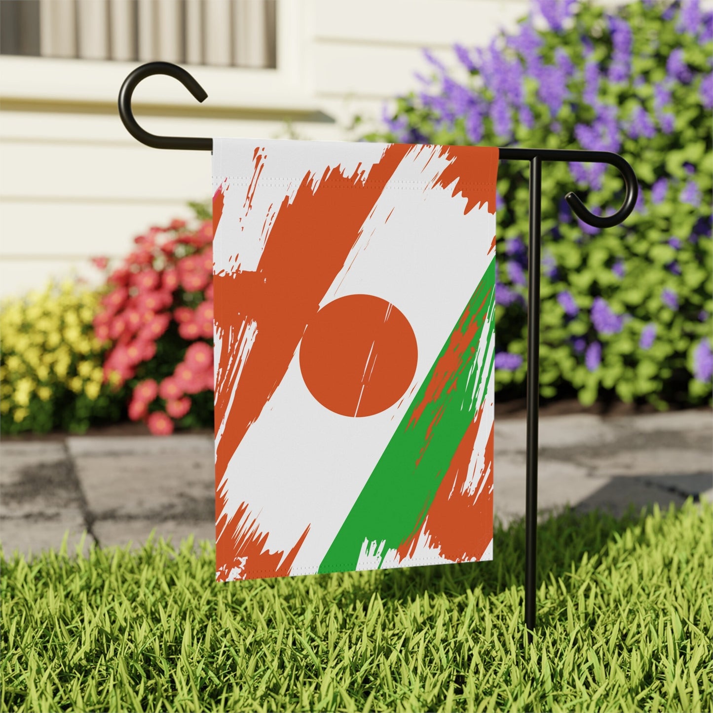 Niger Garden Flag - Garden & House Banner | Size - 12" x 18" | Double Sided Custom Country Design Print
