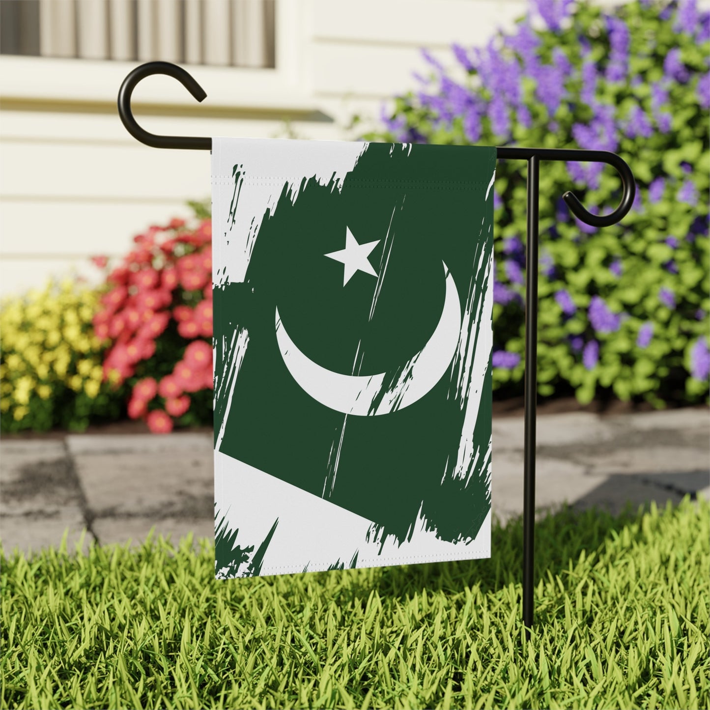 Pakistan Garden Flag - Garden & House Banner | Size - 12" x 18" | Double Sided Custom Country Design Print