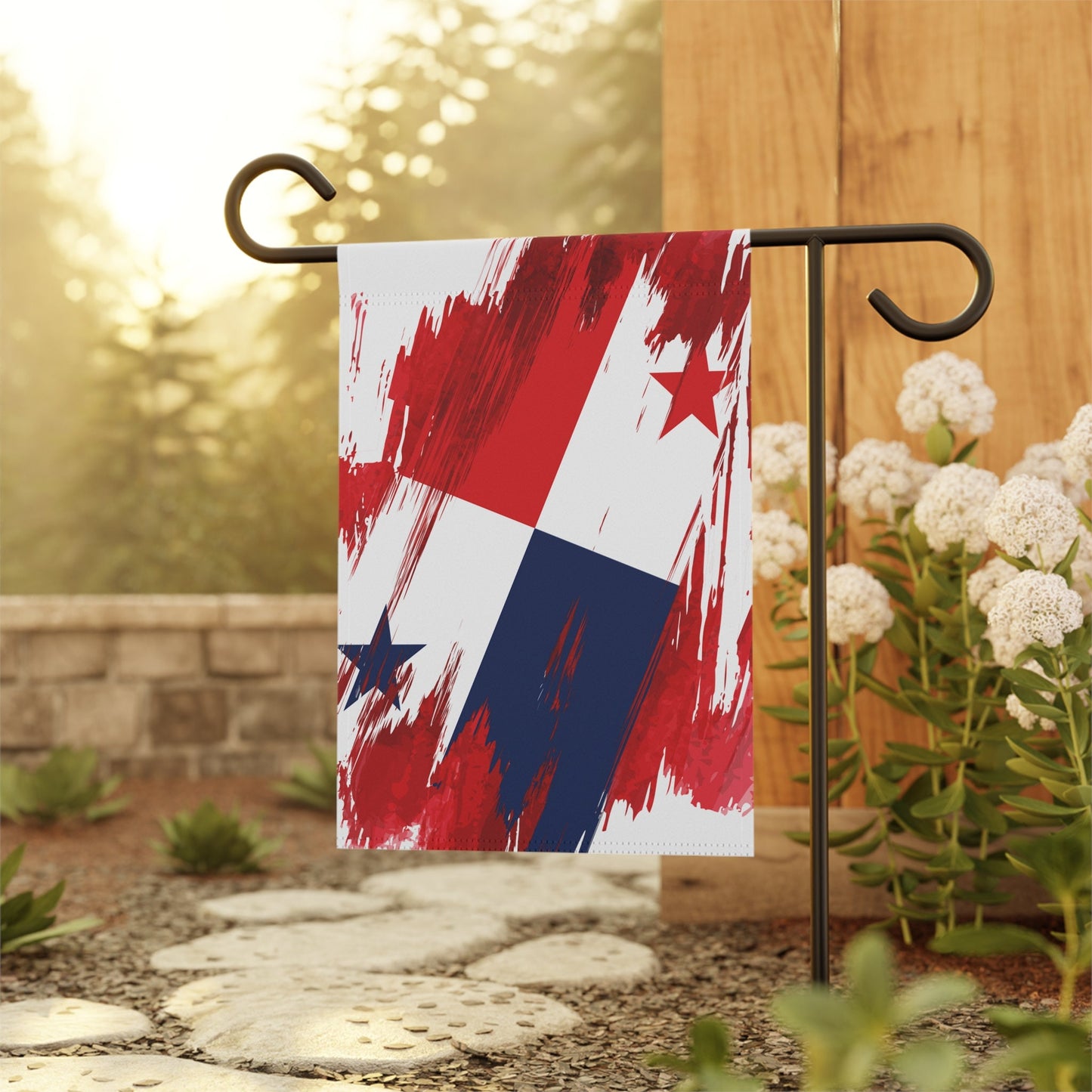 Panama Garden Flag - Garden & House Banner | Size - 12" x 18" | Double Sided Custom Country Design Print
