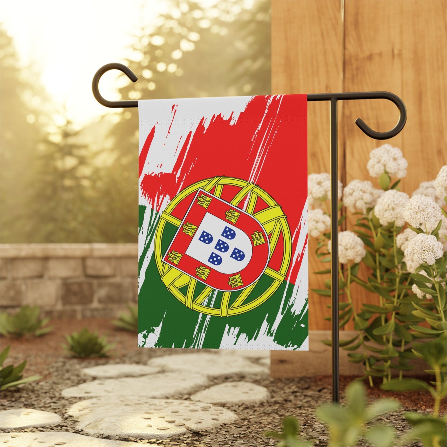Portugal Garden Flag - Garden & House Banner | Size - 12" x 18" | Double Sided Custom Country Design Print