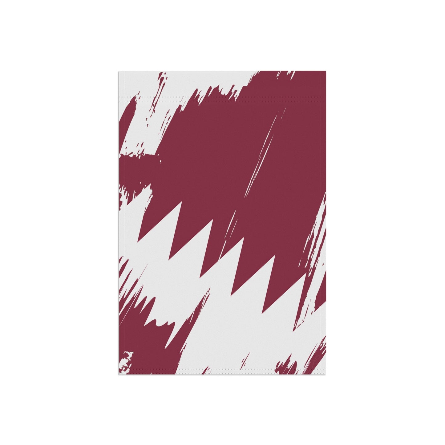 Qatar Garden Flag - Garden & House Banner | Size - 12" x 18" | Double Sided Custom Country Design Print
