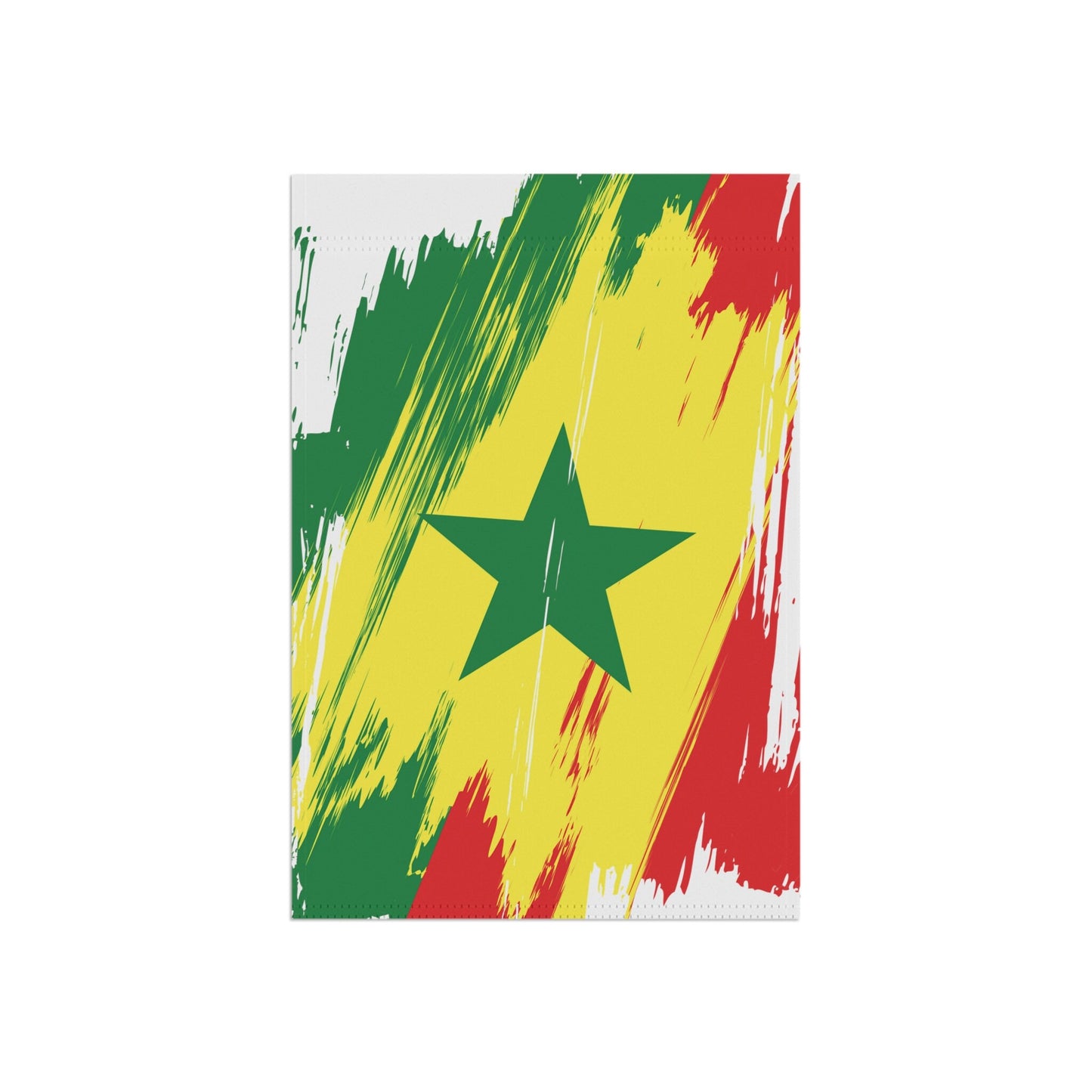 Senegal Garden Flag - Garden & House Banner | Size - 12" x 18" | Double Sided Custom Country Design Print