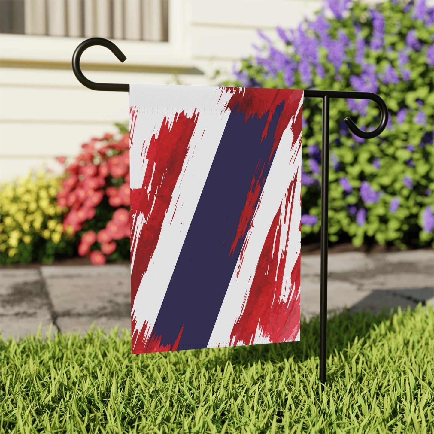 Thailand Garden Flag - Garden & House Banner | Size - 12" x 18" | Double Sided Custom Country Design Print