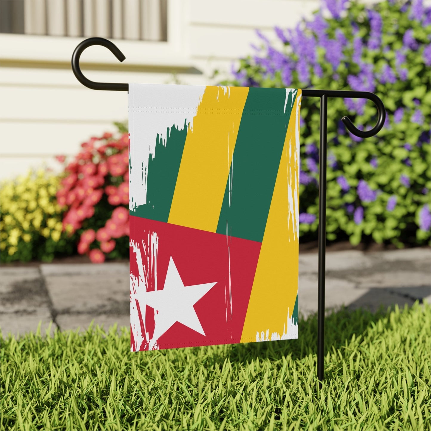 Togo Garden Flag - Garden & House Banner | Size - 12" x 18" | Double Sided Custom Country Design Print