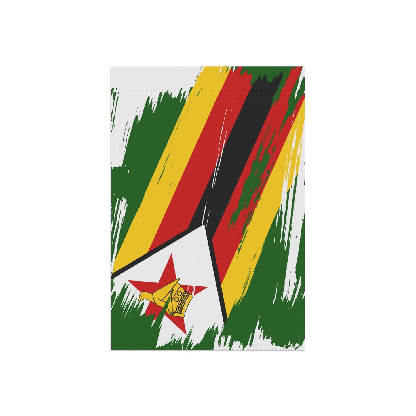 Zimbabwe Garden Flag - Garden & House Banner | Size - 12" x 18" | Double Sided Custom Country Design Print