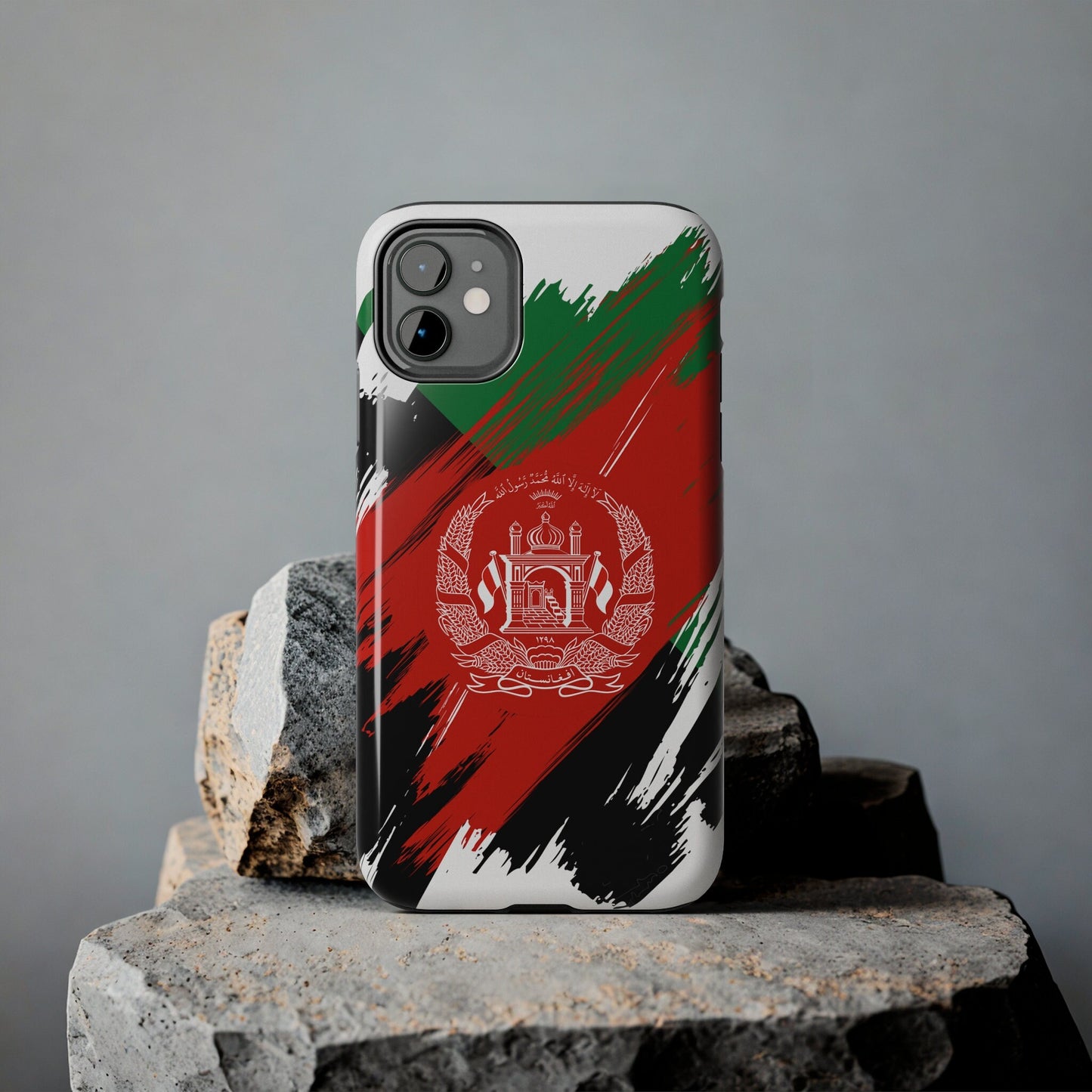 Afghanistan Flag iPhone Case iPhone 15 14 13 12 Mini 11 XR Xs X 8 7 SE iPhone Pro Max , Iphone cover, Iphone Tough Case