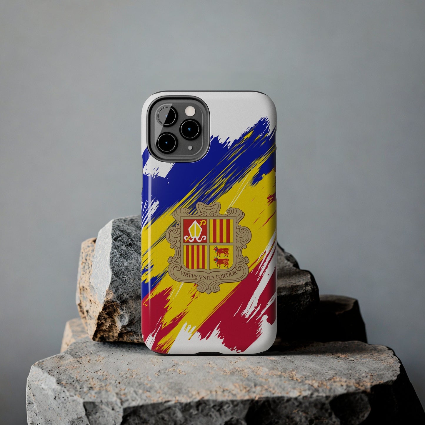 Andorra Flag iPhone Case iPhone 15 14 13 12 Mini 11 XR Xs X 8 7 SE iPhone Pro Max , Iphone cover, Iphone Tough Case