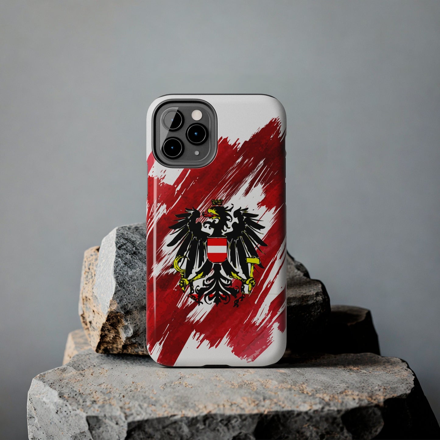 Austria Flag iPhone Case iPhone 15 14 13 12 Mini 11 XR Xs X 8 7 SE iPhone Pro Max , Iphone cover, Iphone Tough Case