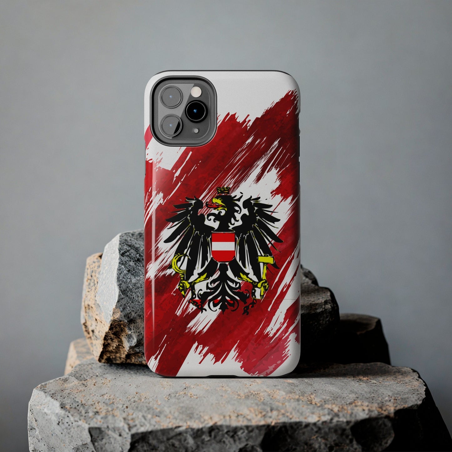 Austria Flag iPhone Case iPhone 15 14 13 12 Mini 11 XR Xs X 8 7 SE iPhone Pro Max , Iphone cover, Iphone Tough Case