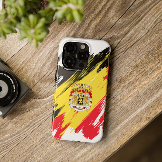 Belgium Flag iPhone Case iPhone 15 14 13 12 Mini 11 XR Xs X 8 7 SE iPhone Pro Max , Iphone cover, Iphone Tough Case