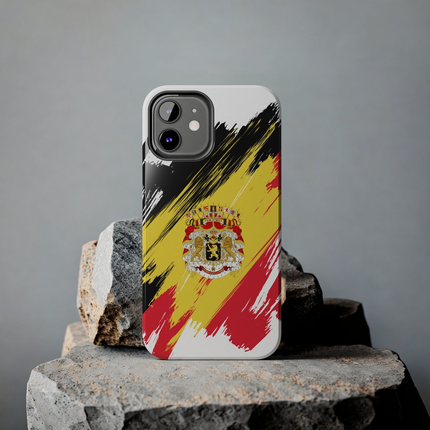 Belgium Flag iPhone Case iPhone 15 14 13 12 Mini 11 XR Xs X 8 7 SE iPhone Pro Max , Iphone cover, Iphone Tough Case