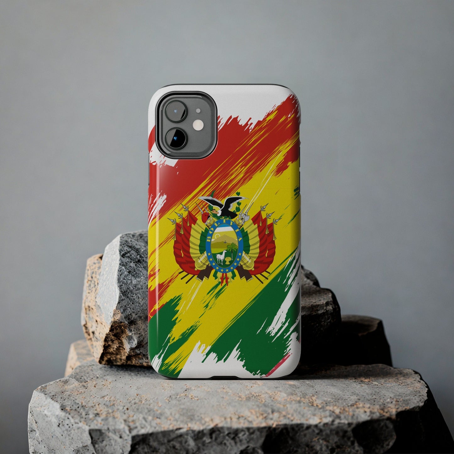 Bolivia Flag iPhone Case iPhone 15 14 13 12 Mini 11 XR Xs X 8 7 SE iPhone Pro Max , Iphone cover, Iphone Tough Case