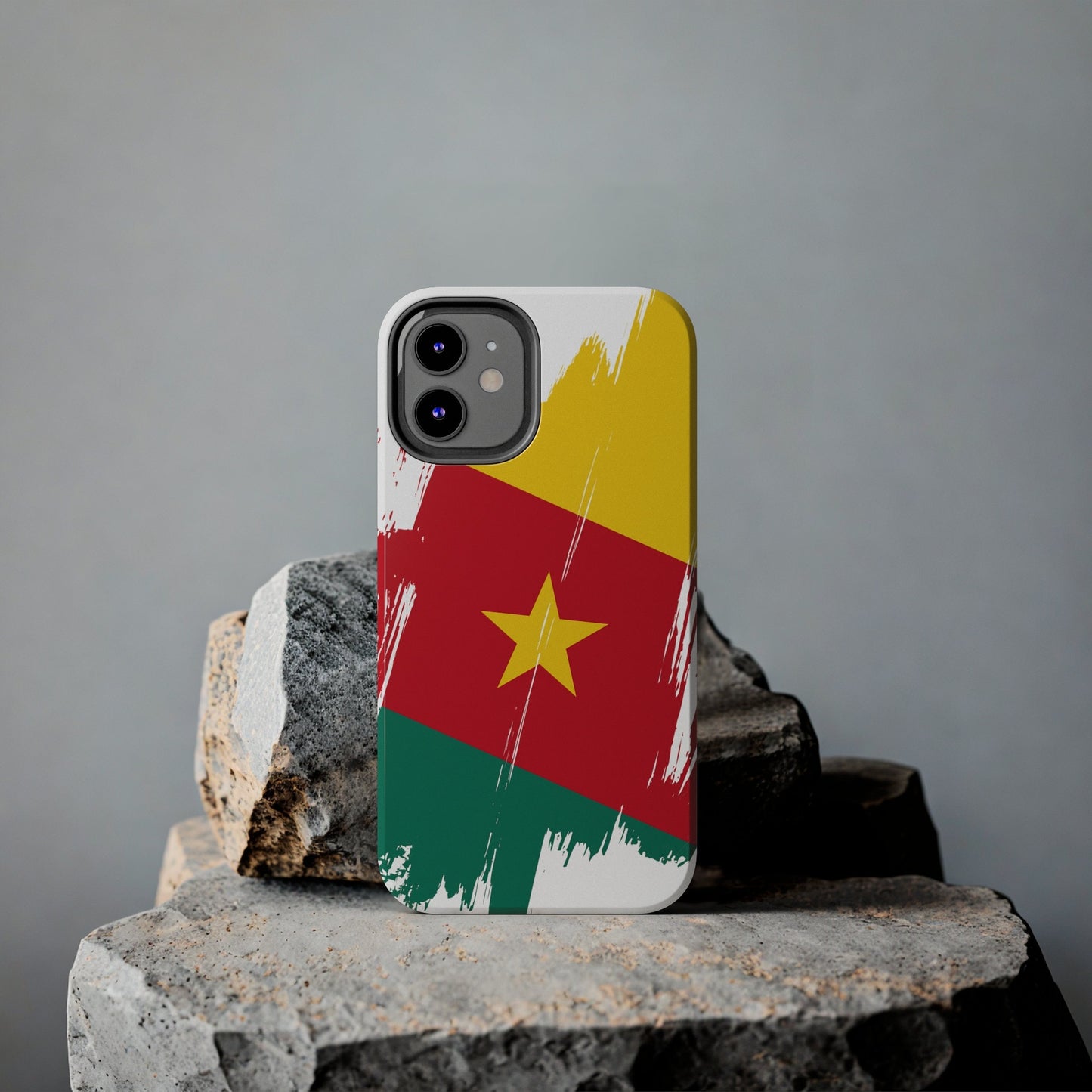 Cameroon Flag iPhone Case iPhone 15 14 13 12 Mini 11 XR Xs X 8 7 SE iPhone Pro Max , Iphone cover, Iphone Tough Case