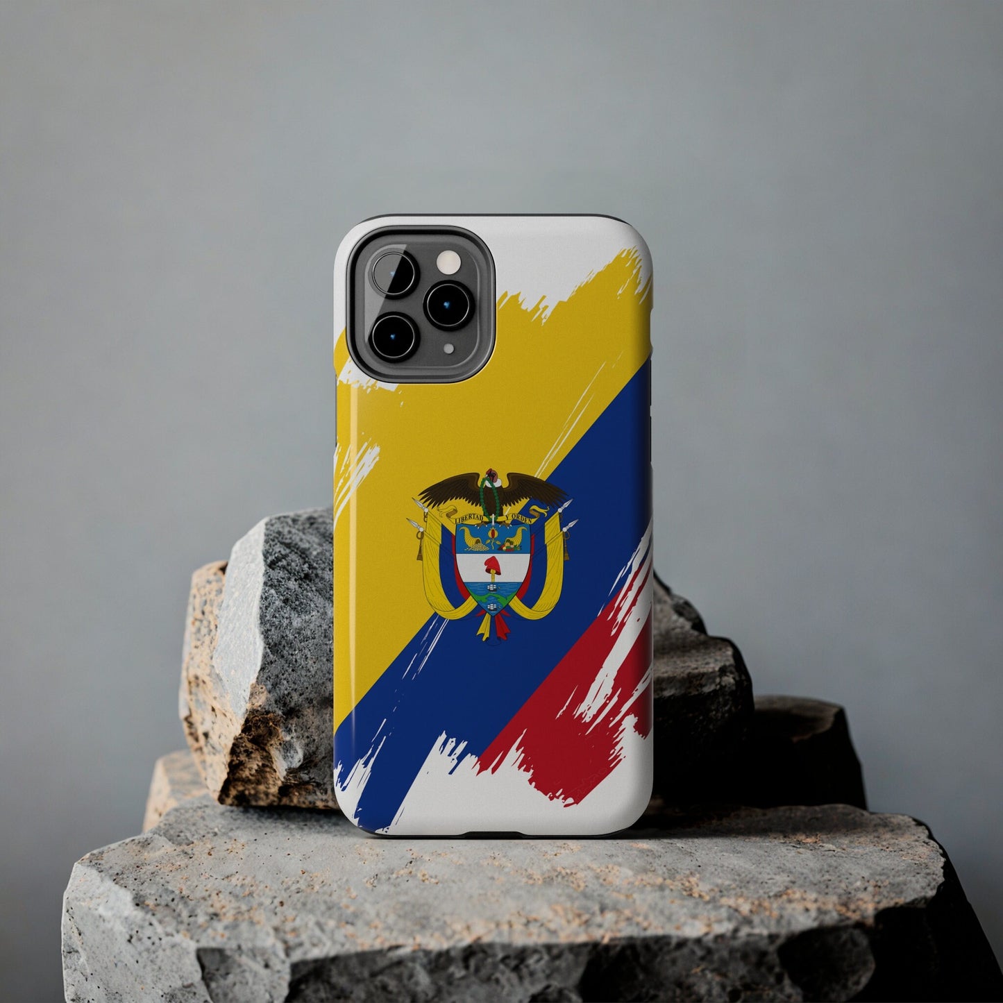 Colombia Flag iPhone Case iPhone 15 14 13 12 Mini 11 XR Xs X 8 7 SE iPhone Pro Max , Iphone cover, Iphone Tough Case