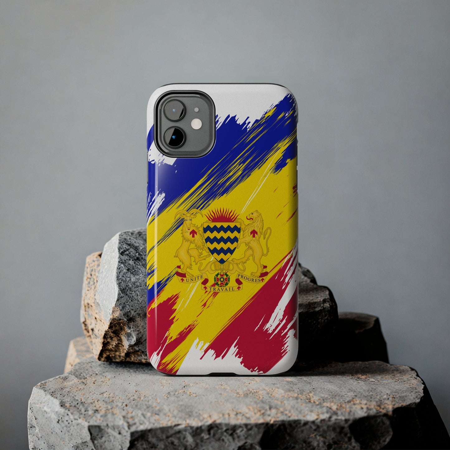 Chad Flag iPhone Case iPhone 15 14 13 12 Mini 11 XR Xs X 8 7 SE iPhone Pro Max , Iphone cover, Iphone Tough Case