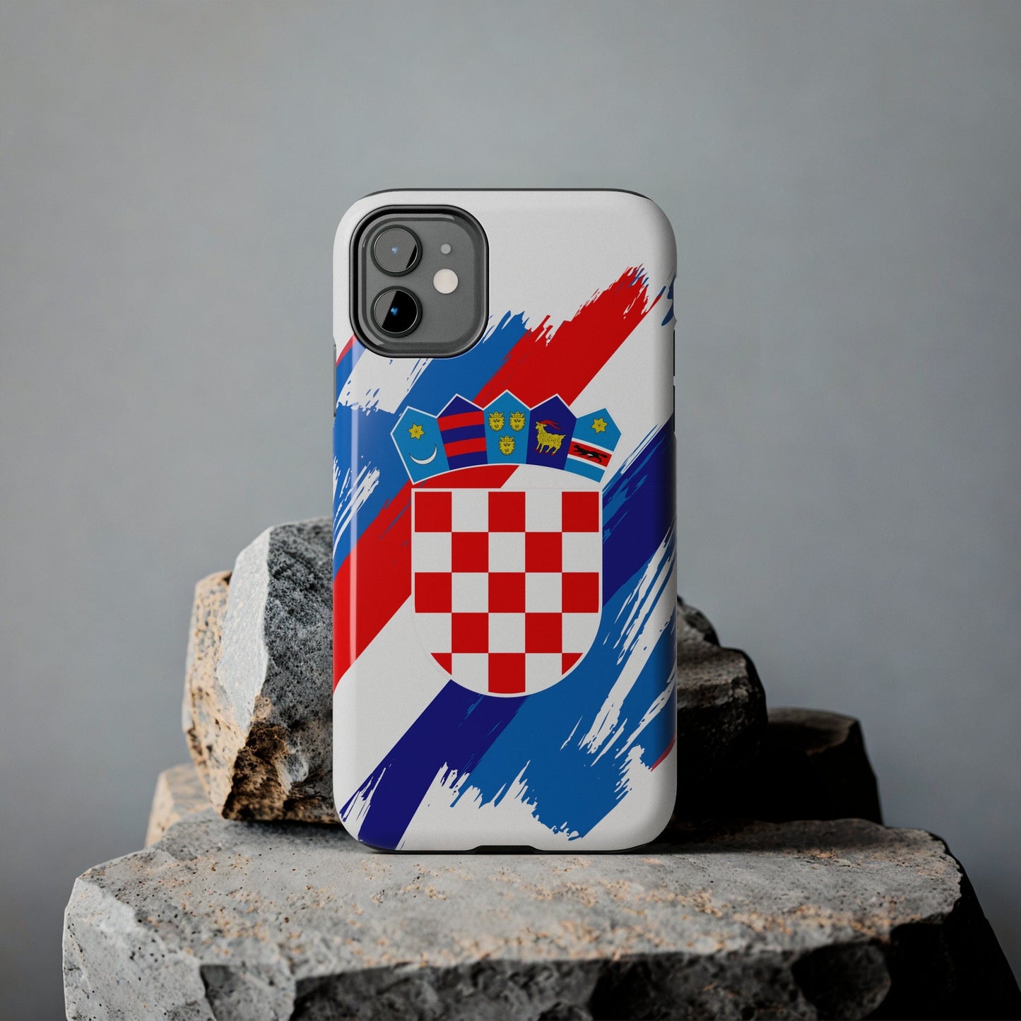 Croatia Flag iPhone Case iPhone 15 14 13 12 Mini 11 XR Xs X 8 7 SE iPhone Pro Max , Iphone cover, Iphone Tough Case