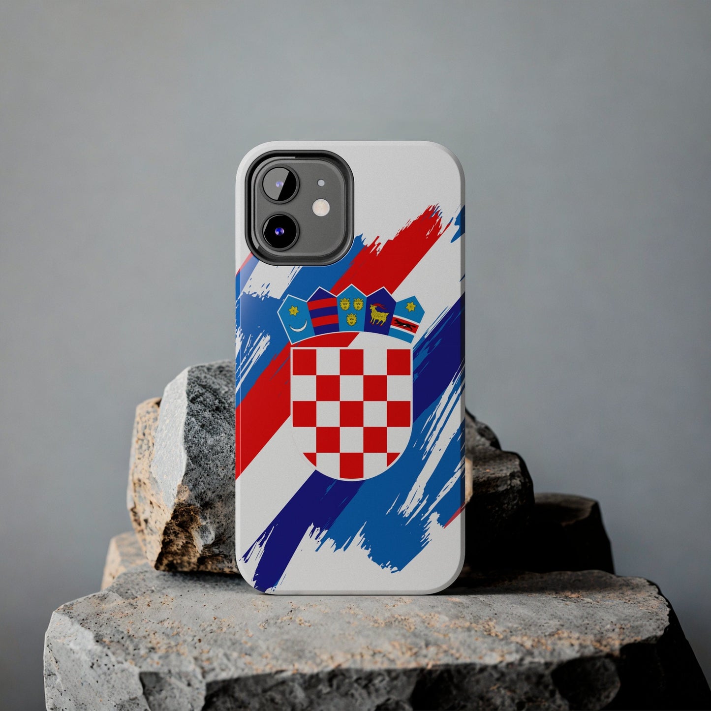 Croatia Flag iPhone Case iPhone 15 14 13 12 Mini 11 XR Xs X 8 7 SE iPhone Pro Max , Iphone cover, Iphone Tough Case