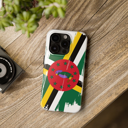 Dominica Flag iPhone Case iPhone 15 14 13 12 Mini 11 XR Xs X 8 7 SE iPhone Pro Max , Iphone cover, Iphone Tough Case