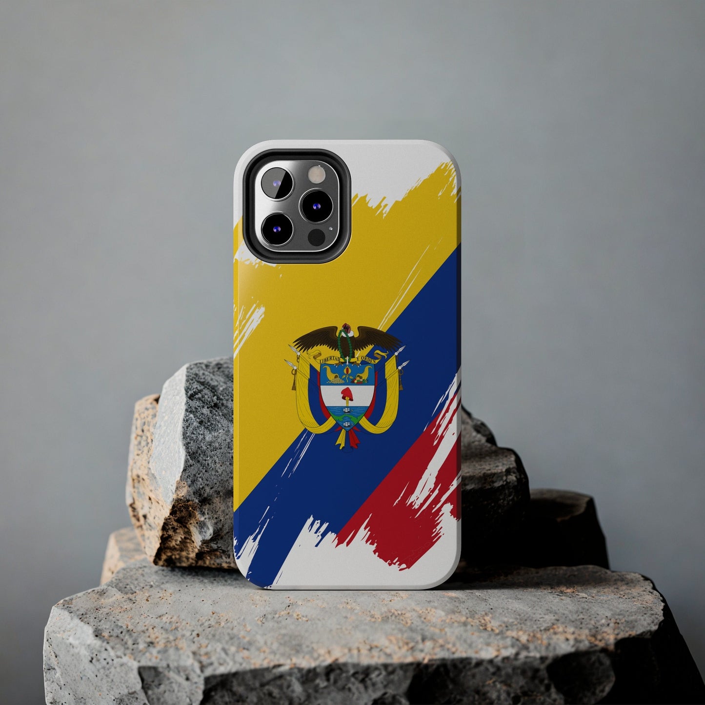 Colombia Flag iPhone Case iPhone 15 14 13 12 Mini 11 XR Xs X 8 7 SE iPhone Pro Max , Iphone cover, Iphone Tough Case