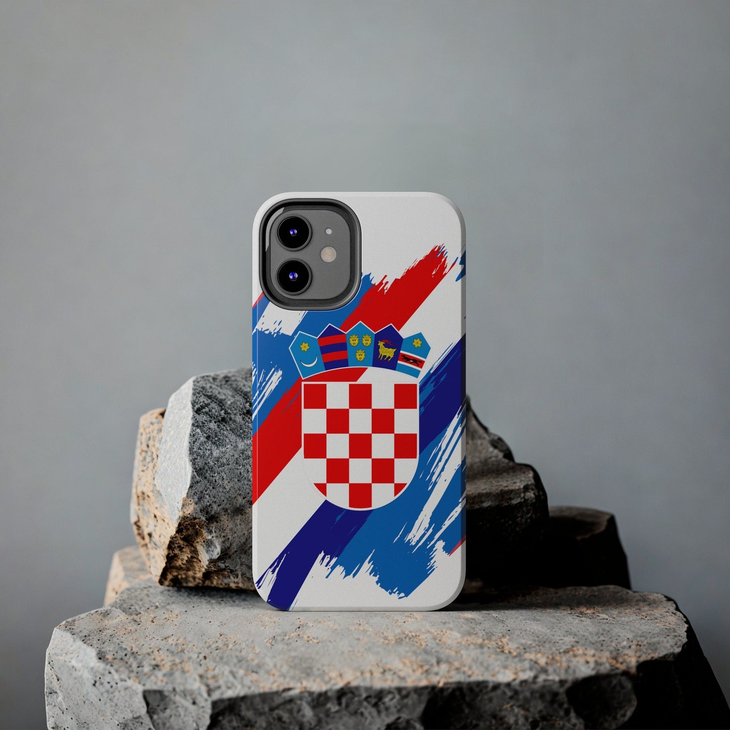 Croatia Flag iPhone Case iPhone 15 14 13 12 Mini 11 XR Xs X 8 7 SE iPhone Pro Max , Iphone cover, Iphone Tough Case