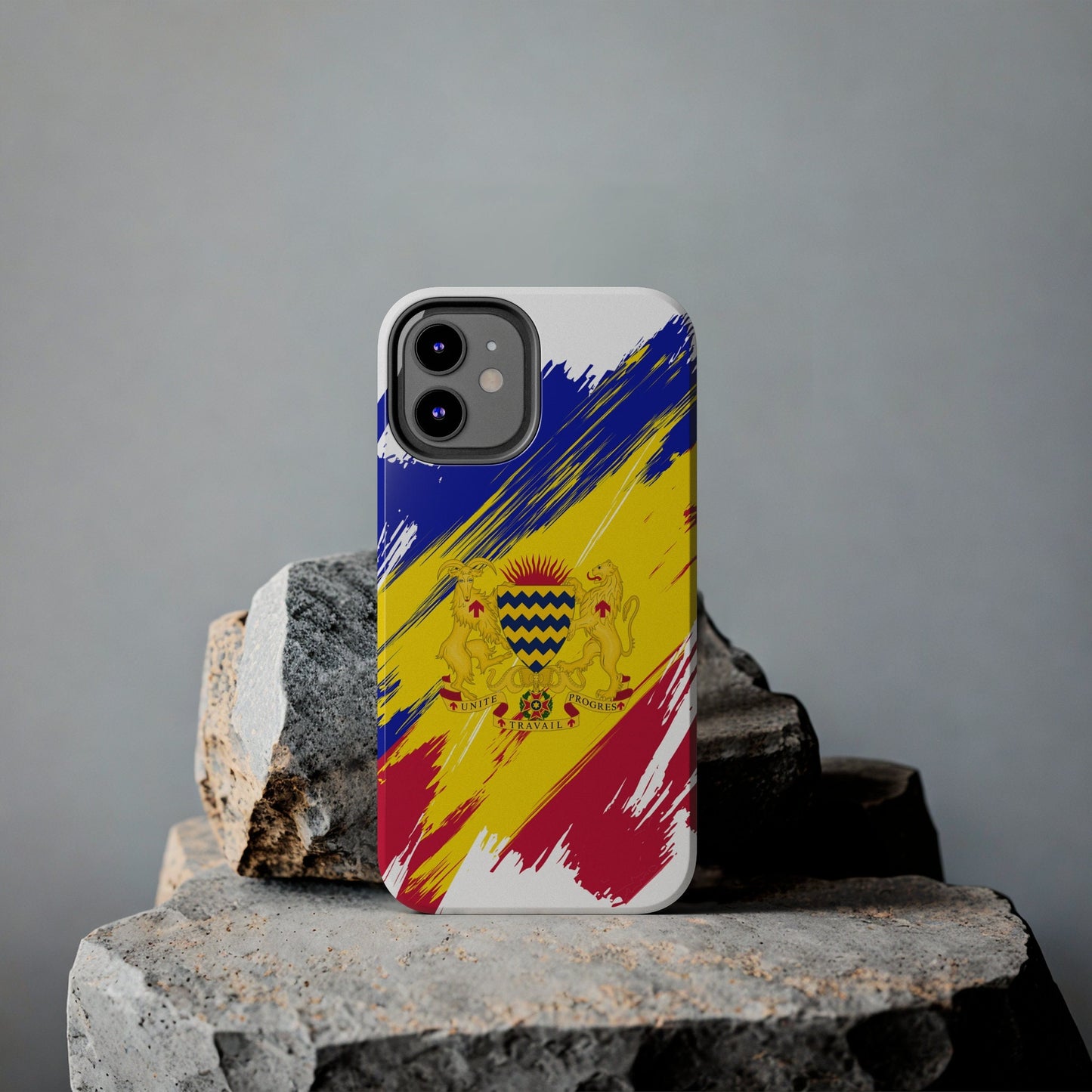 Chad Flag iPhone Case iPhone 15 14 13 12 Mini 11 XR Xs X 8 7 SE iPhone Pro Max , Iphone cover, Iphone Tough Case