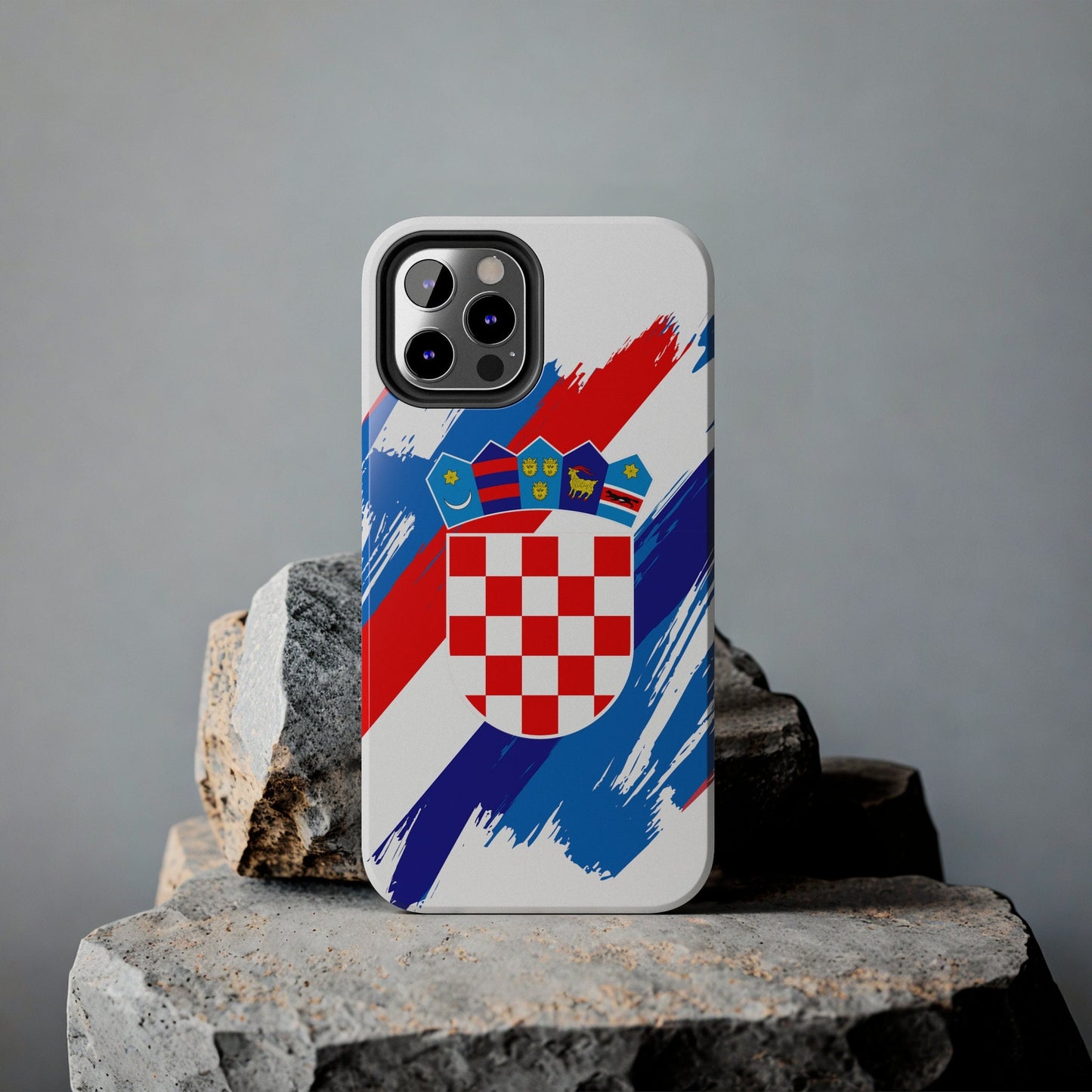 Croatia Flag iPhone Case iPhone 15 14 13 12 Mini 11 XR Xs X 8 7 SE iPhone Pro Max , Iphone cover, Iphone Tough Case