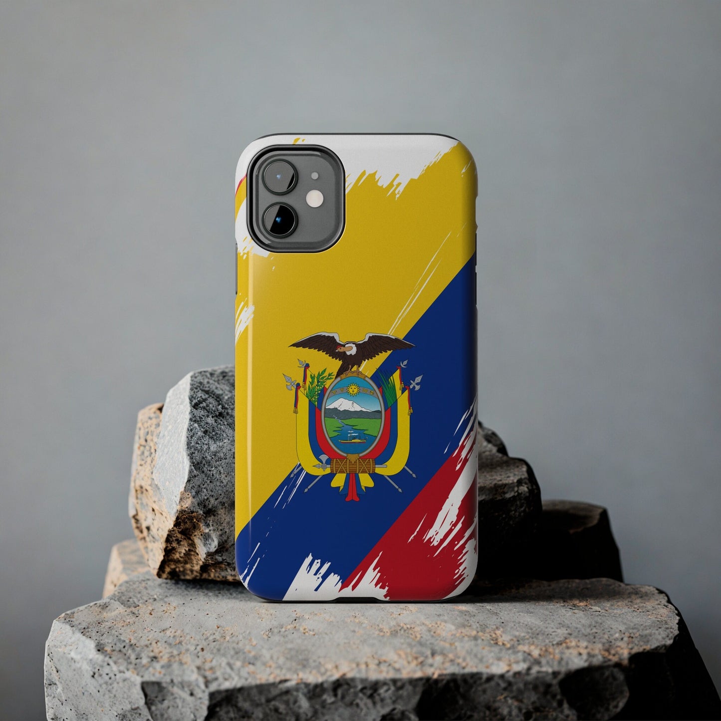 Ecuador Flag iPhone Case iPhone 15 14 13 12 Mini 11 XR Xs X 8 7 SE iPhone Pro Max , Iphone cover, Iphone Tough Case