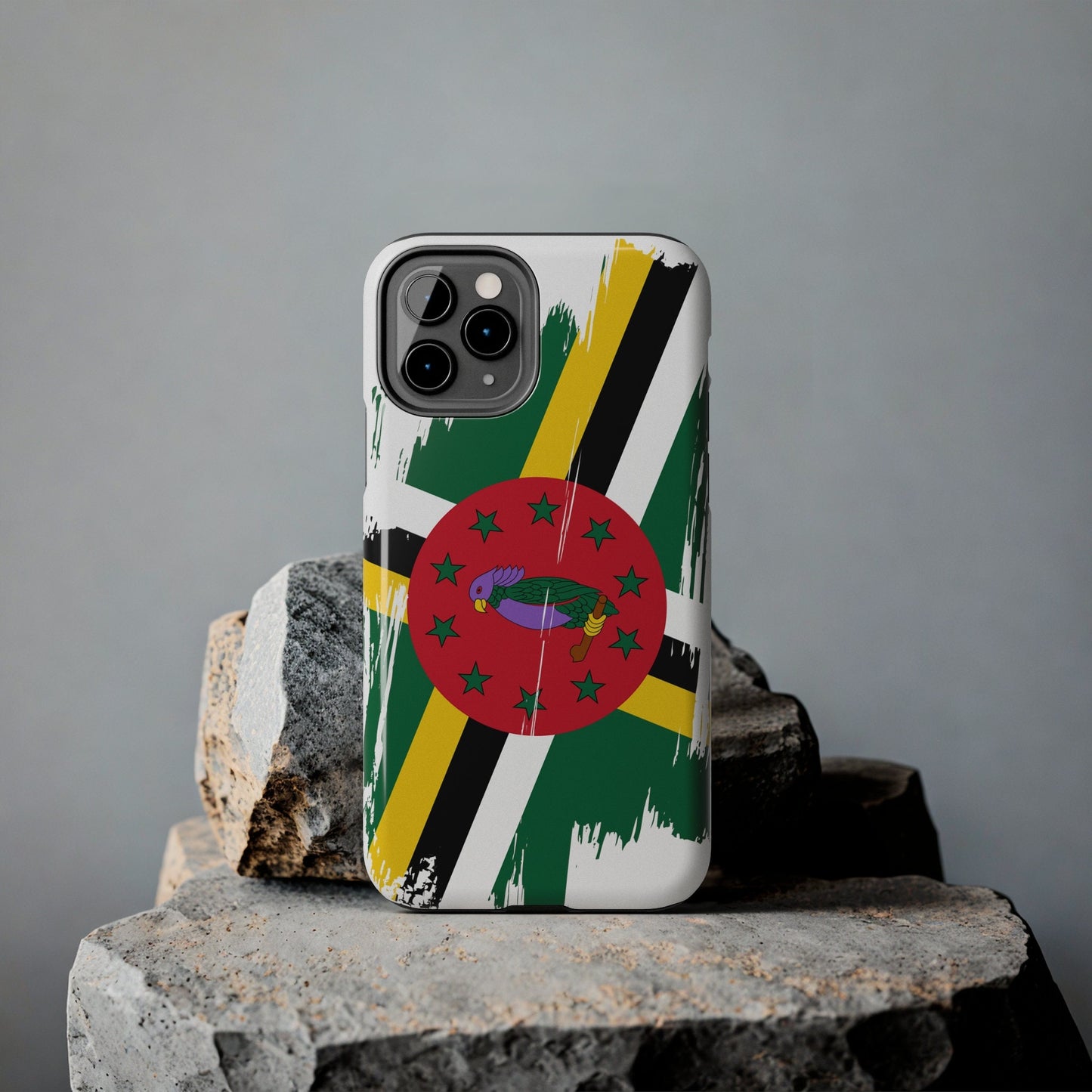 Dominica Flag iPhone Case iPhone 15 14 13 12 Mini 11 XR Xs X 8 7 SE iPhone Pro Max , Iphone cover, Iphone Tough Case