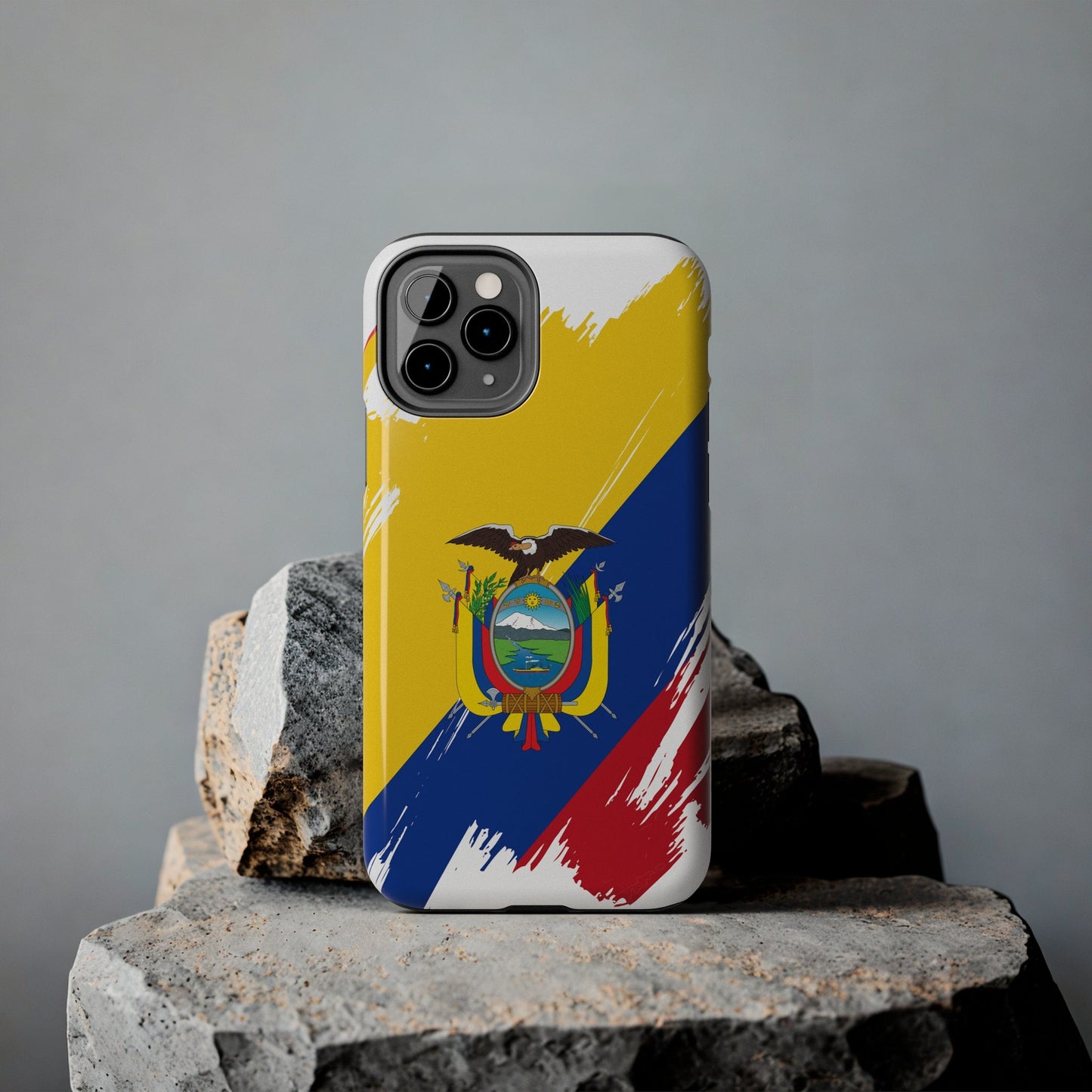 Ecuador Flag iPhone Case iPhone 15 14 13 12 Mini 11 XR Xs X 8 7 SE iPhone Pro Max , Iphone cover, Iphone Tough Case