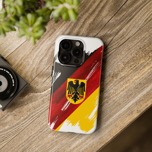 Germany Flag iPhone Case iPhone 15 14 13 12 Mini 11 XR Xs X 8 7 SE iPhone Pro Max , Iphone cover, Iphone Tough Case