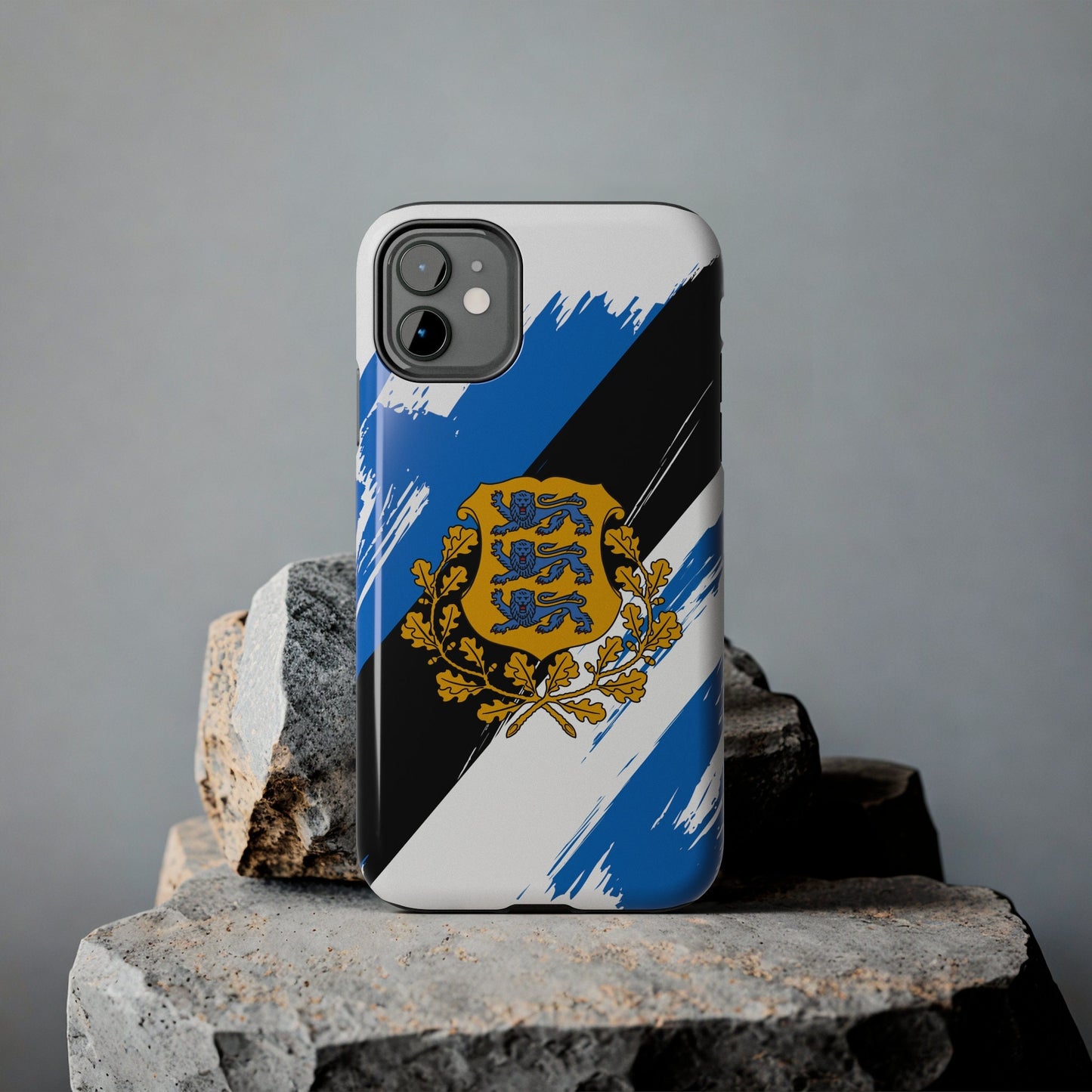 Estonia Flag iPhone Case iPhone 15 14 13 12 Mini 11 XR Xs X 8 7 SE iPhone Pro Max , Iphone cover, Iphone Tough Case