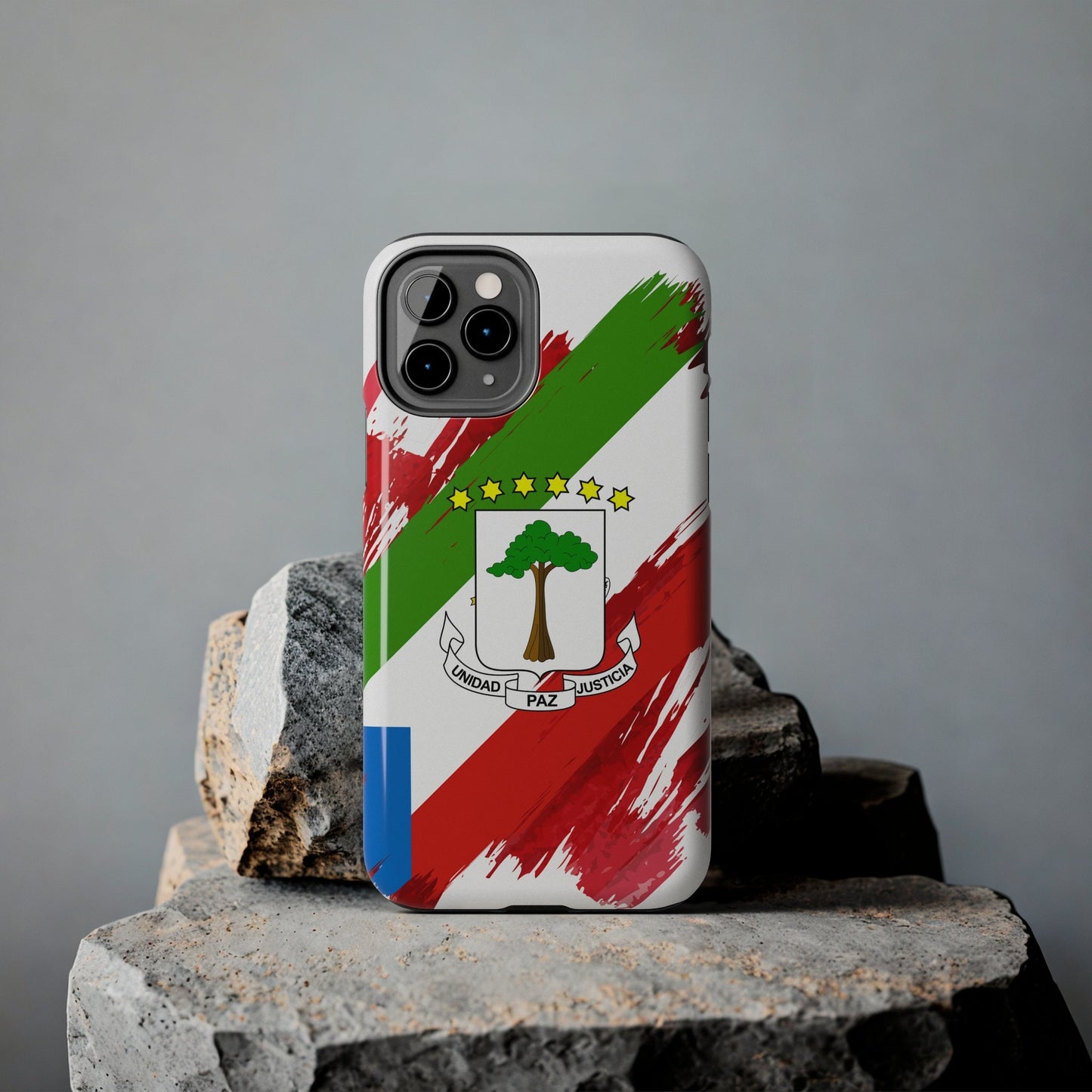 Equatorial Guinea Flag iPhone Case iPhone 15 14 13 12 Mini 11 XR Xs X 8 7 SE iPhone Pro Max , Iphone cover, Iphone Tough Case