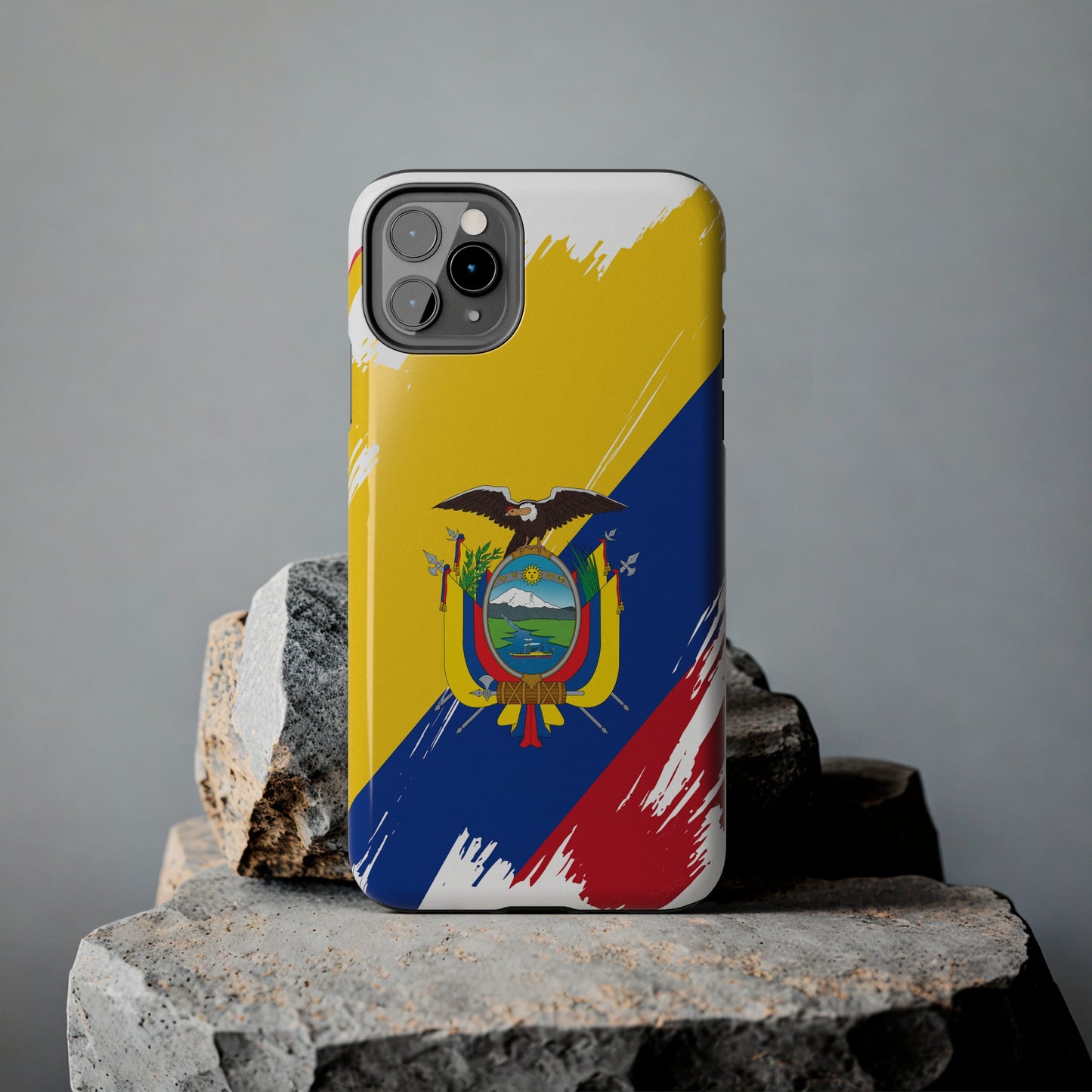 Ecuador Flag iPhone Case iPhone 15 14 13 12 Mini 11 XR Xs X 8 7 SE iPhone Pro Max , Iphone cover, Iphone Tough Case