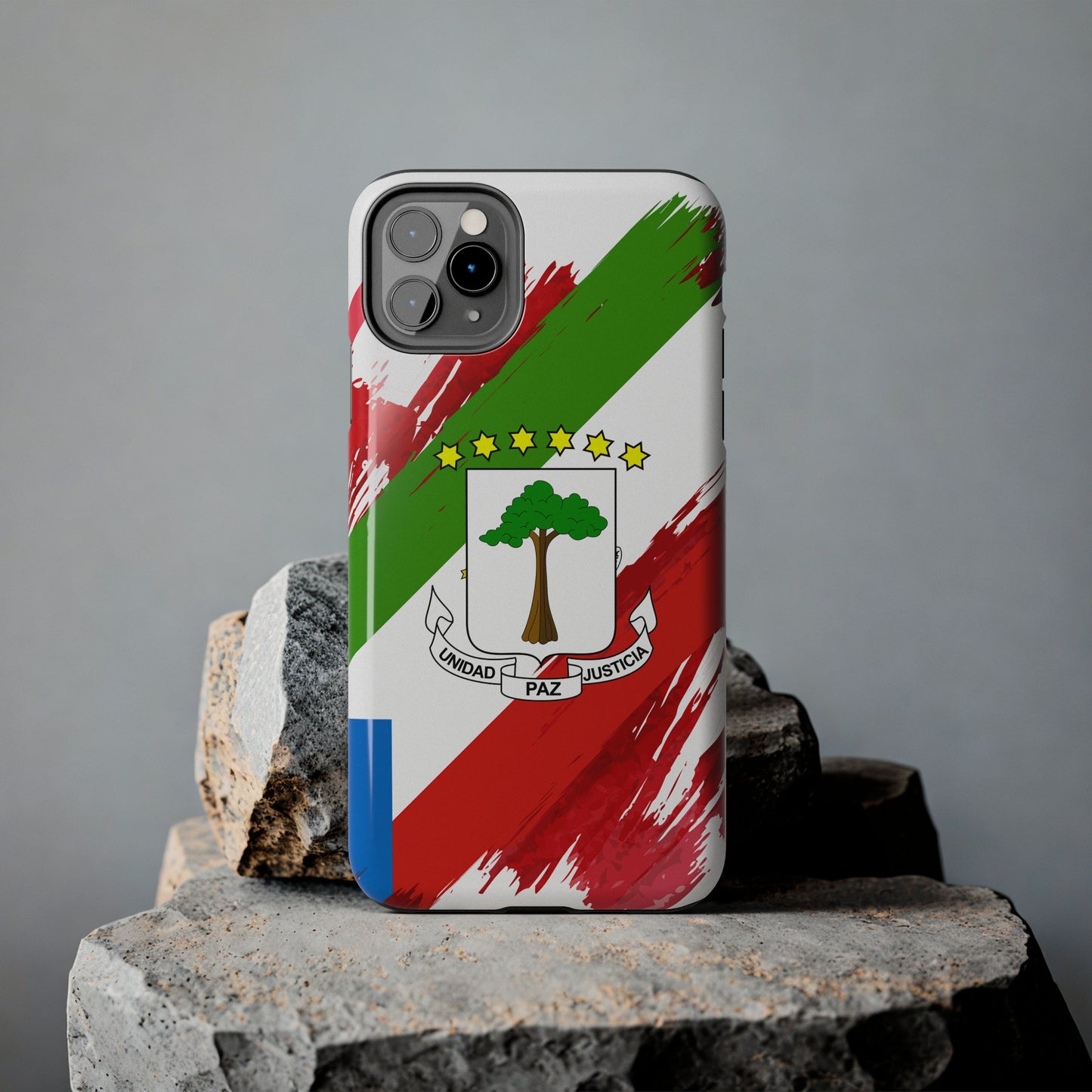 Equatorial Guinea Flag iPhone Case iPhone 15 14 13 12 Mini 11 XR Xs X 8 7 SE iPhone Pro Max , Iphone cover, Iphone Tough Case