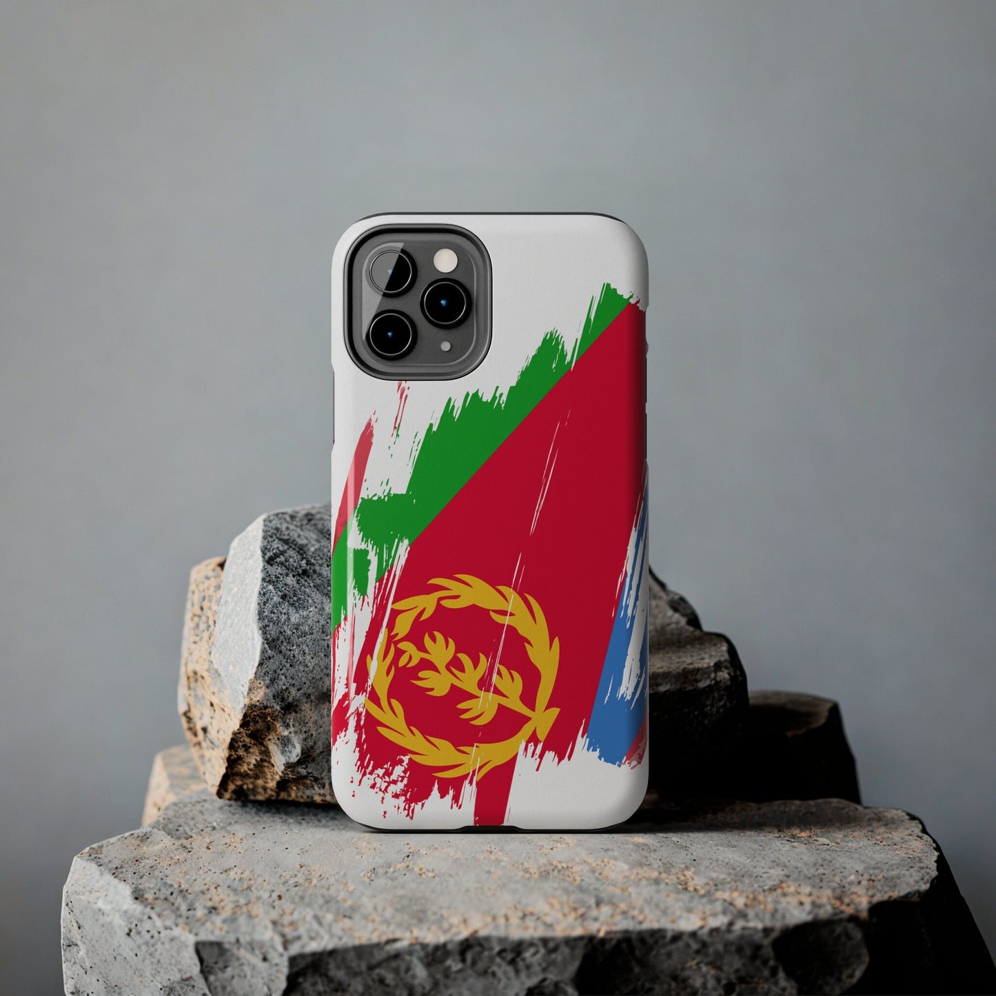 Eritrea Flag iPhone Case iPhone 15 14 13 12 Mini 11 XR Xs X 8 7 SE iPhone Pro Max , Iphone cover, Iphone Tough Case