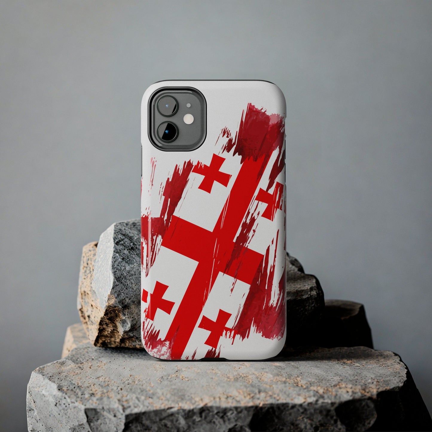 Georgia Flag iPhone Case iPhone 15 14 13 12 Mini 11 XR Xs X 8 7 SE iPhone Pro Max , Iphone cover, Iphone Tough Case