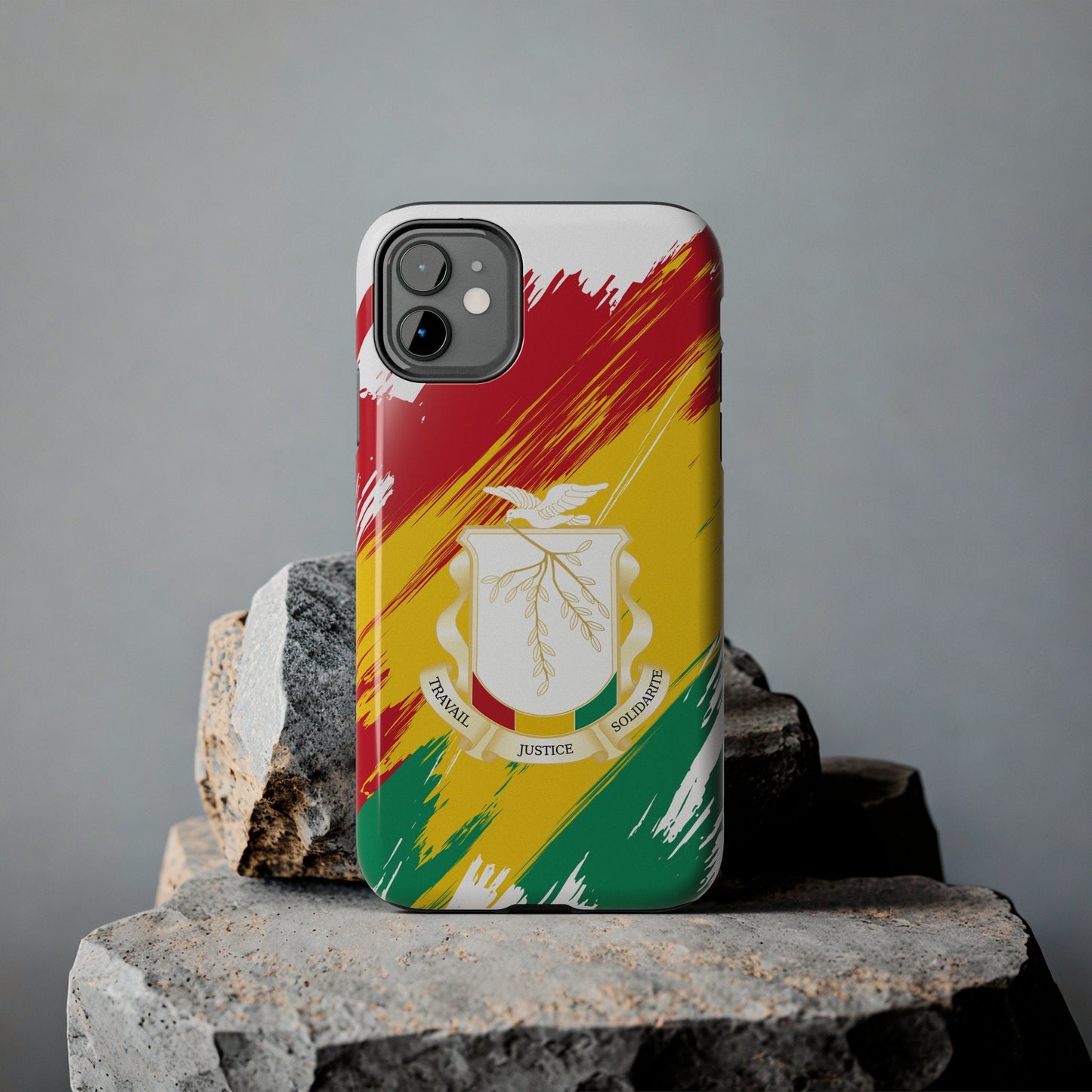 Guinea-Bissau Flag iPhone Case iPhone 15 14 13 12 Mini 11 XR Xs X 8 7 SE iPhone Pro Max , Iphone cover, Iphone Tough Case