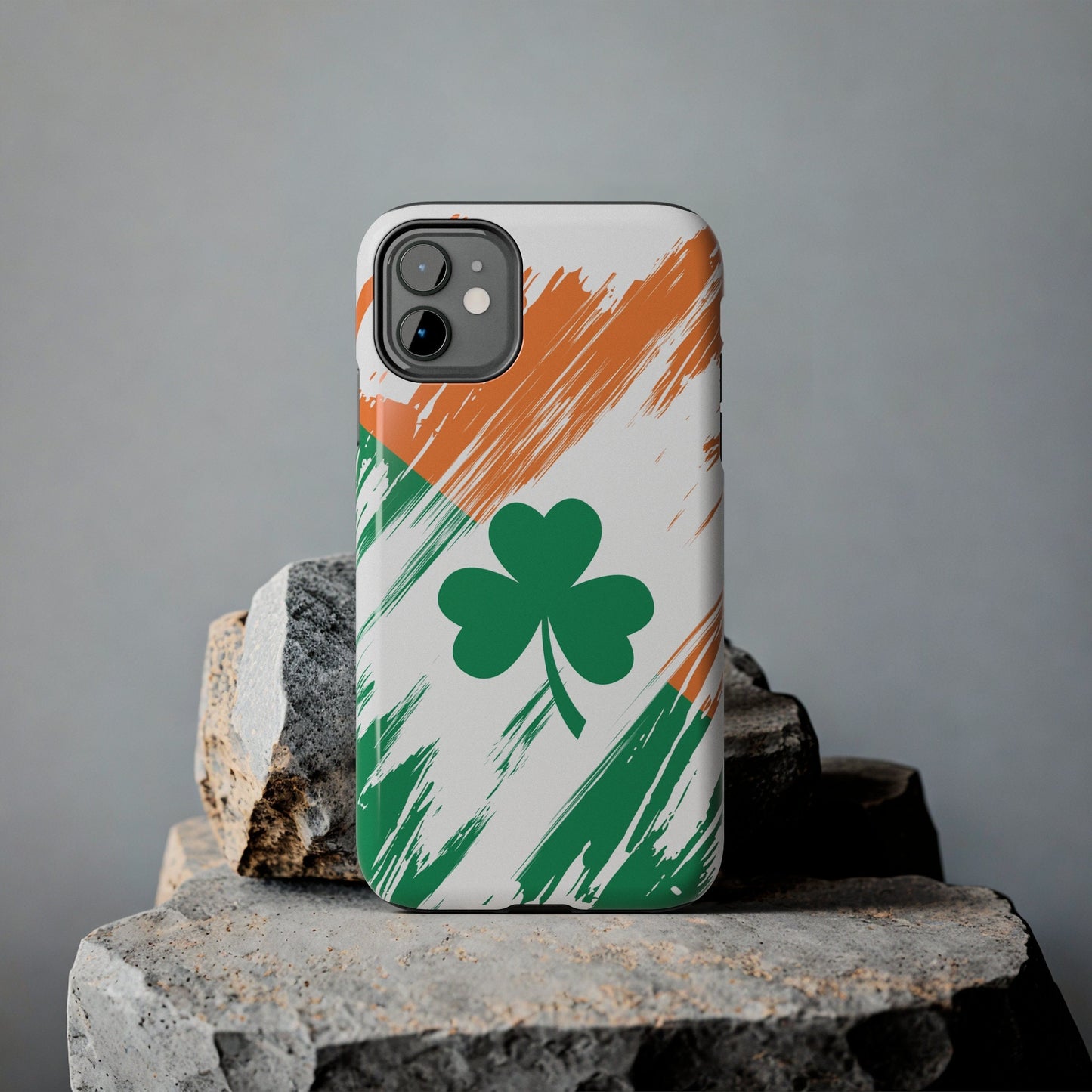 Ireland Flag iPhone Case iPhone 15 14 13 12 Mini 11 XR Xs X 8 7 SE iPhone Pro Max , Iphone cover, Iphone Tough Case