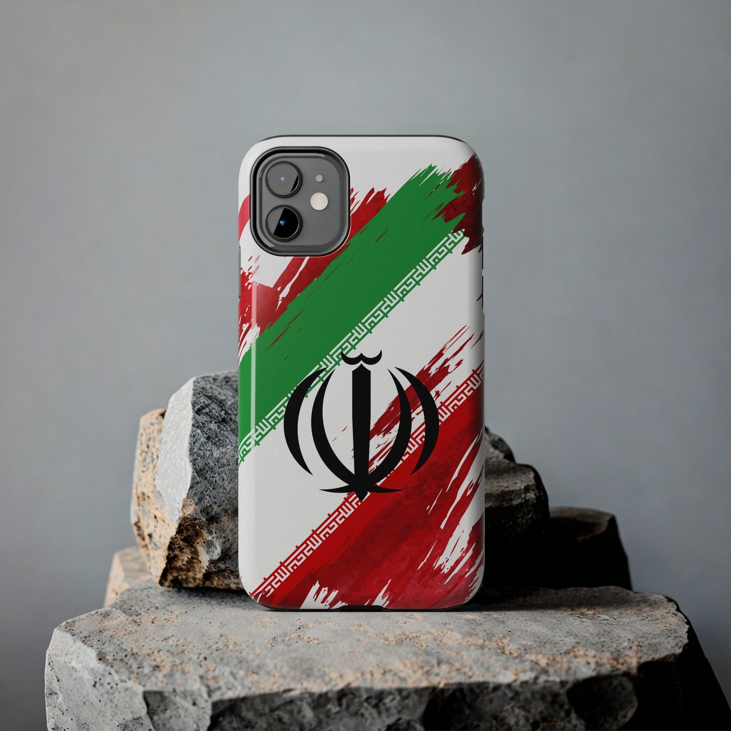 Iran Flag iPhone Case iPhone 15 14 13 12 Mini 11 XR Xs X 8 7 SE iPhone Pro Max , Iphone cover, Iphone Tough Case