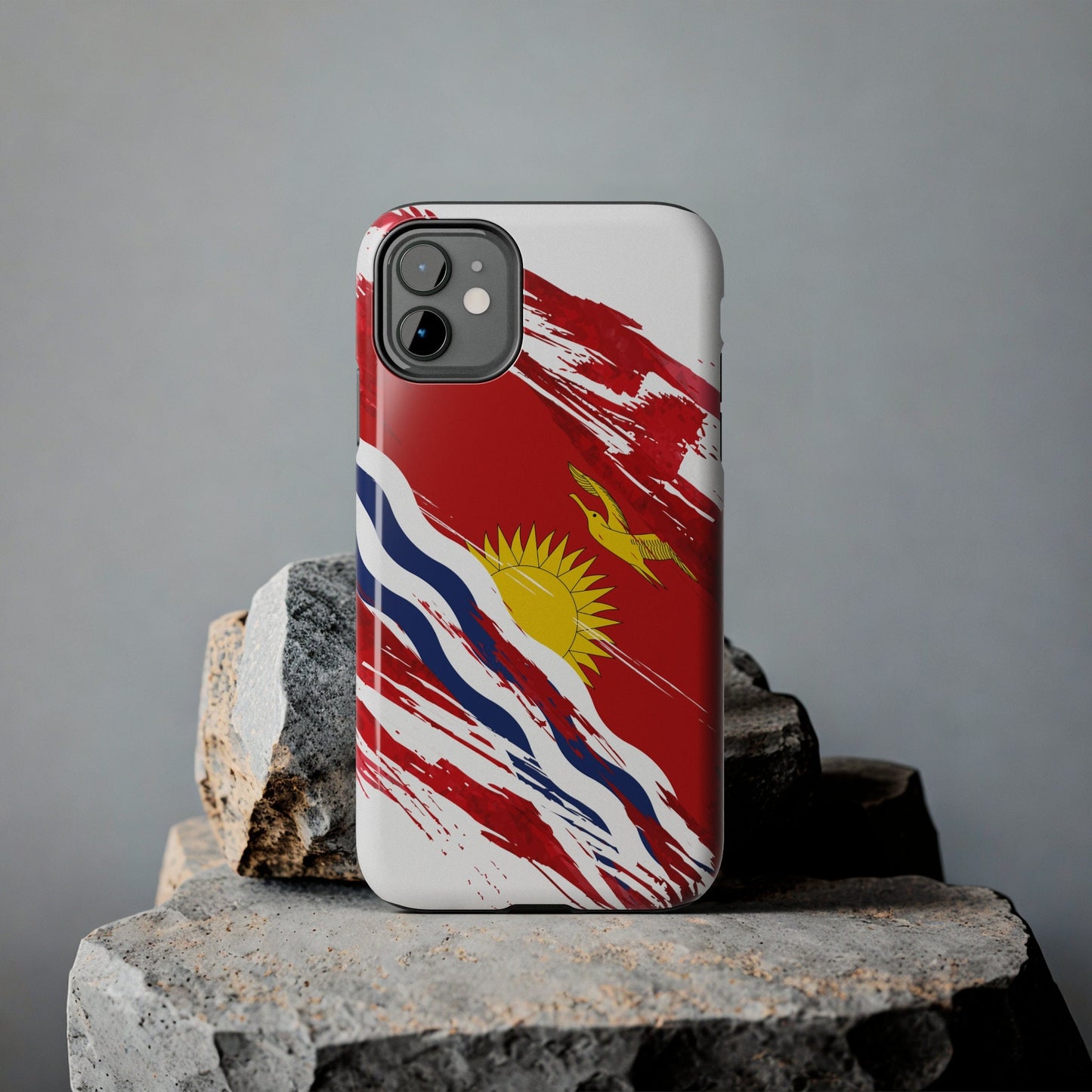 Kiribati Flag iPhone Case iPhone 15 14 13 12 Mini 11 XR Xs X 8 7 SE iPhone Pro Max , Iphone cover, Iphone Tough Case