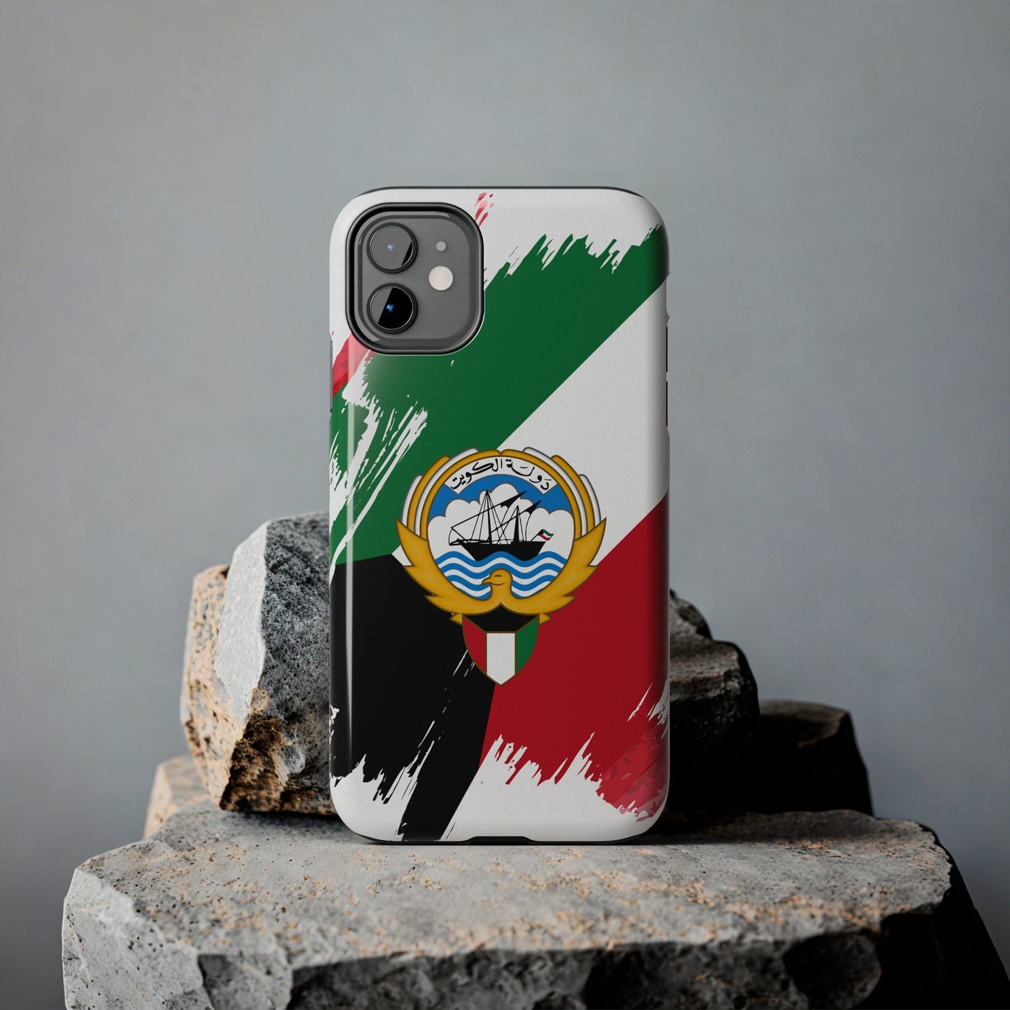 Kuwait Flag iPhone Case iPhone 15 14 13 12 Mini 11 XR Xs X 8 7 SE iPhone Pro Max , Iphone cover, Iphone Tough Case