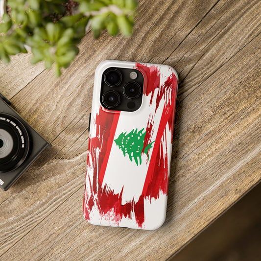 Lebanon Flag iPhone Case iPhone 15 14 13 12 Mini 11 XR Xs X 8 7 SE iPhone Pro Max , Iphone cover, Iphone Tough Case