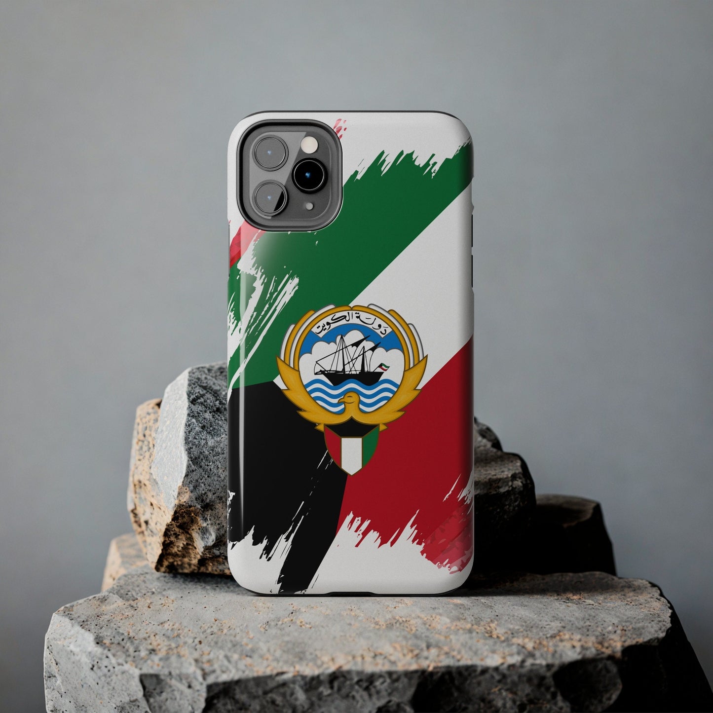 Kuwait Flag iPhone Case iPhone 15 14 13 12 Mini 11 XR Xs X 8 7 SE iPhone Pro Max , Iphone cover, Iphone Tough Case