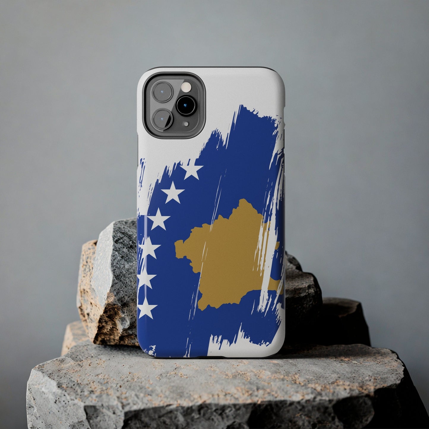 Kosovo Flag iPhone Case iPhone 15 14 13 12 Mini 11 XR Xs X 8 7 SE iPhone Pro Max , Iphone cover, Iphone Tough Case