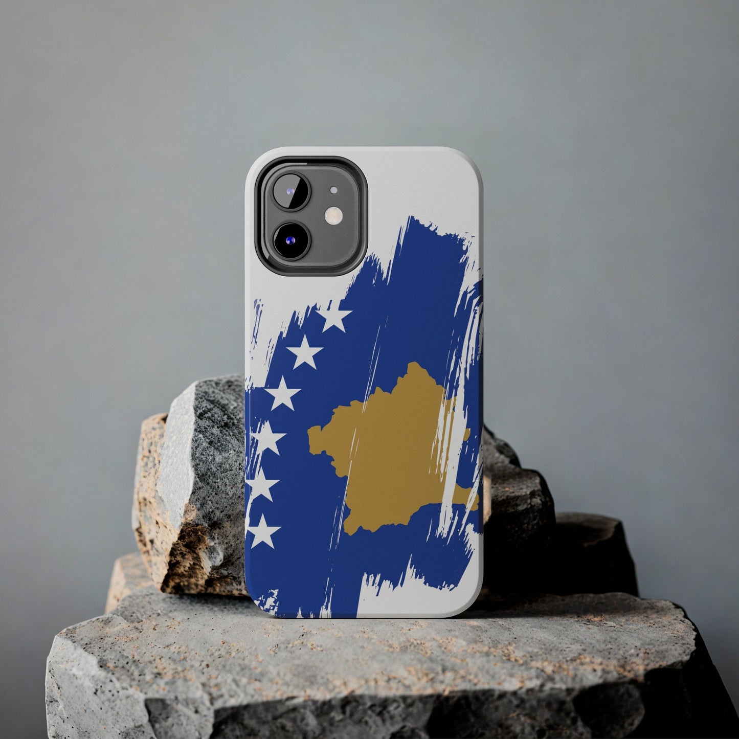 Kosovo Flag iPhone Case iPhone 15 14 13 12 Mini 11 XR Xs X 8 7 SE iPhone Pro Max , Iphone cover, Iphone Tough Case