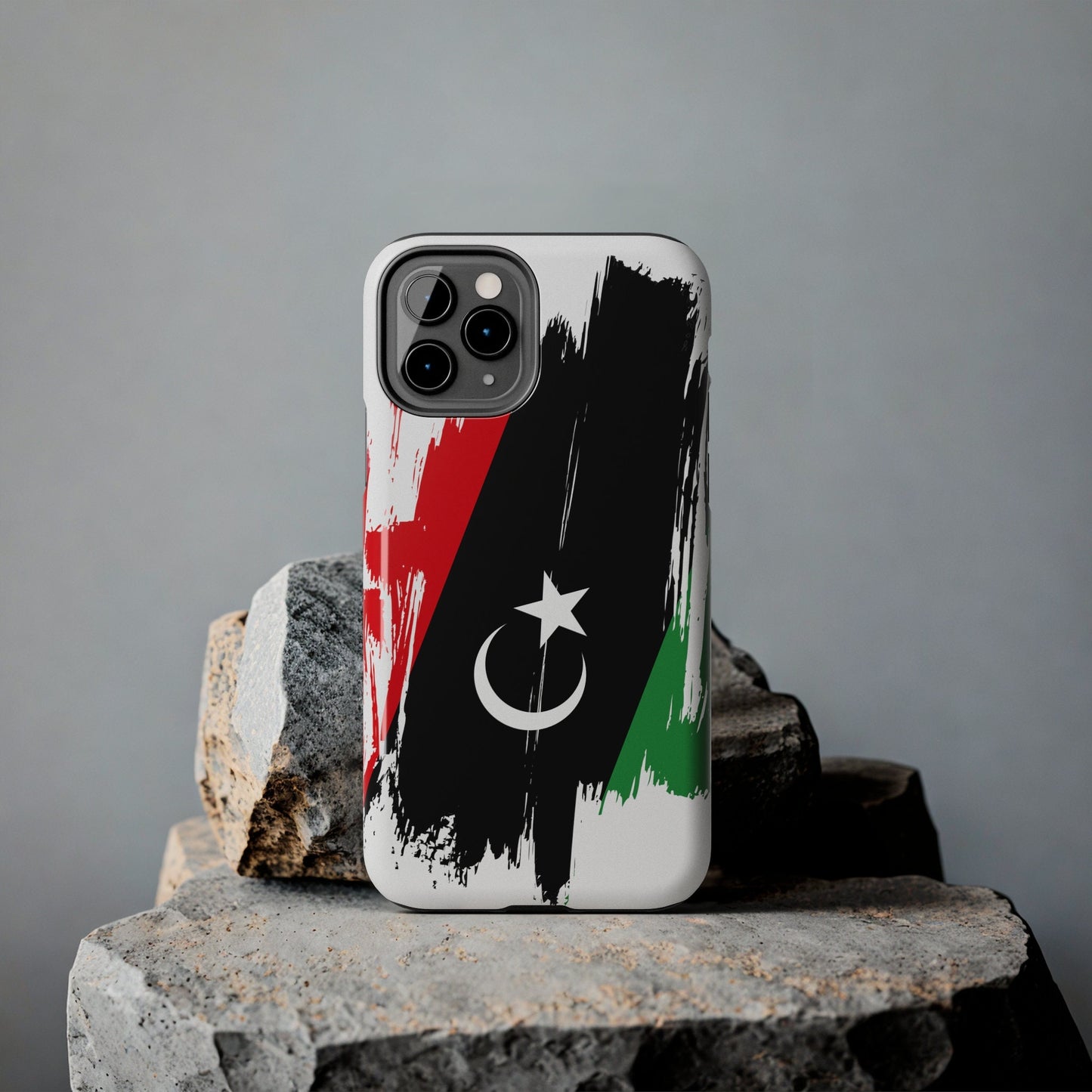 Libya Flag iPhone Case iPhone 15 14 13 12 Mini 11 XR Xs X 8 7 SE iPhone Pro Max , Iphone cover, Iphone Tough Case