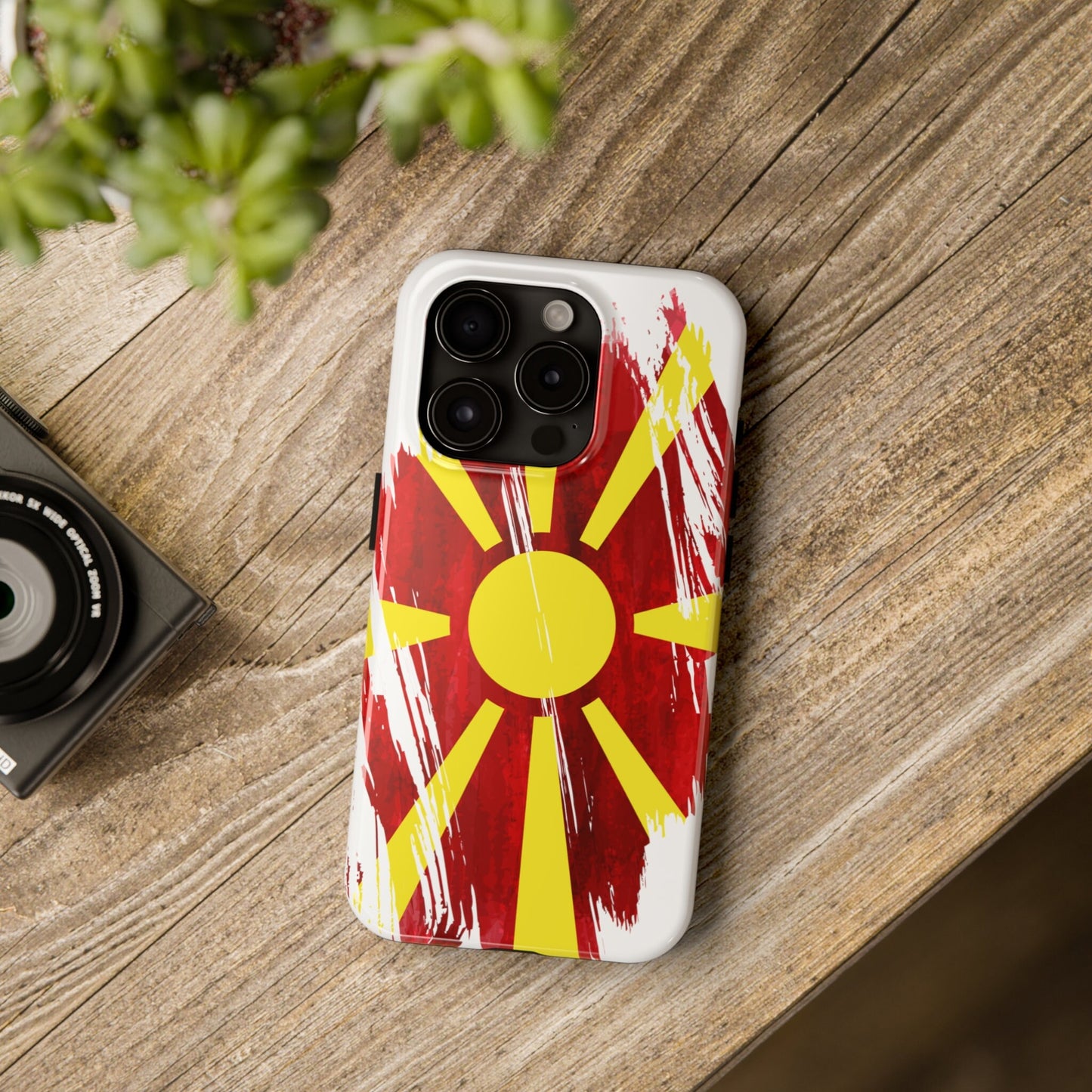 North Macedonia  Flag iPhone Case iPhone 15 14 13 12 Mini 11 XR Xs X 8 7 SE iPhone Pro Max , Iphone cover, Iphone Tough Case