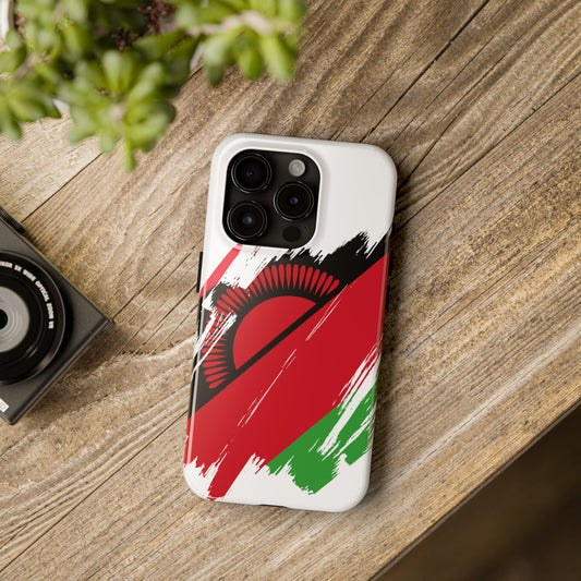 Malawi Flag iPhone Case iPhone 15 14 13 12 Mini 11 XR Xs X 8 7 SE iPhone Pro Max , Iphone cover, Iphone Tough Case