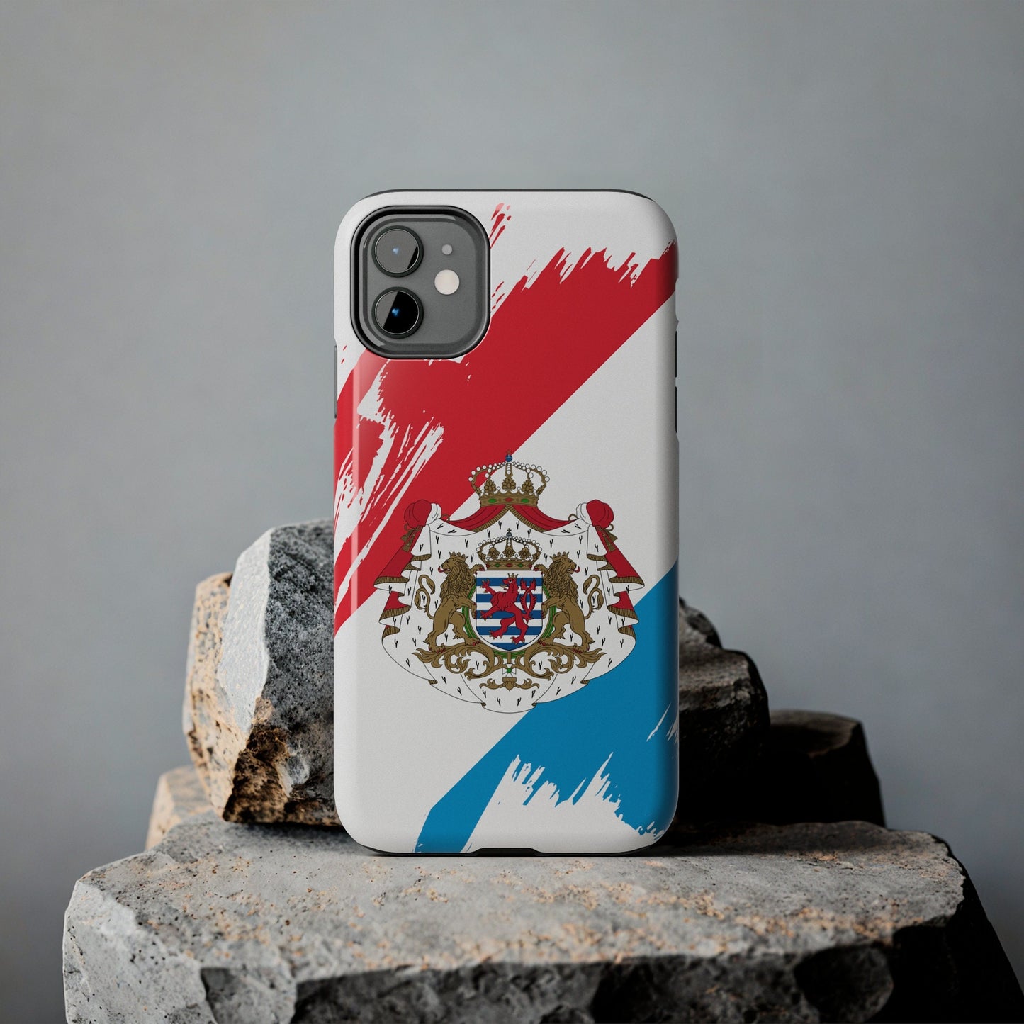 Luxembourg Flag iPhone Case iPhone 15 14 13 12 Mini 11 XR Xs X 8 7 SE iPhone Pro Max , Iphone cover, Iphone Tough Case